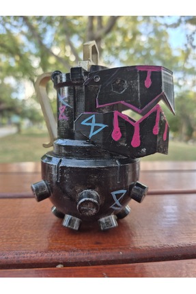 WORK3D League of Legends Jinx Bombası Dekoratif Figür – Koleksiyonluk ve Özel...