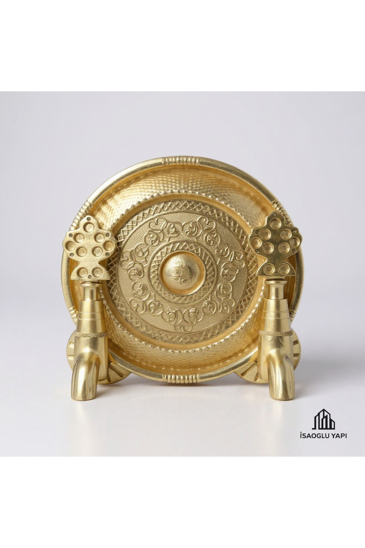 İSAOĞLU YAPI Osmanlı Kurna Musluğu Kurna Seti Gold Osmanlı Musluğu Seti