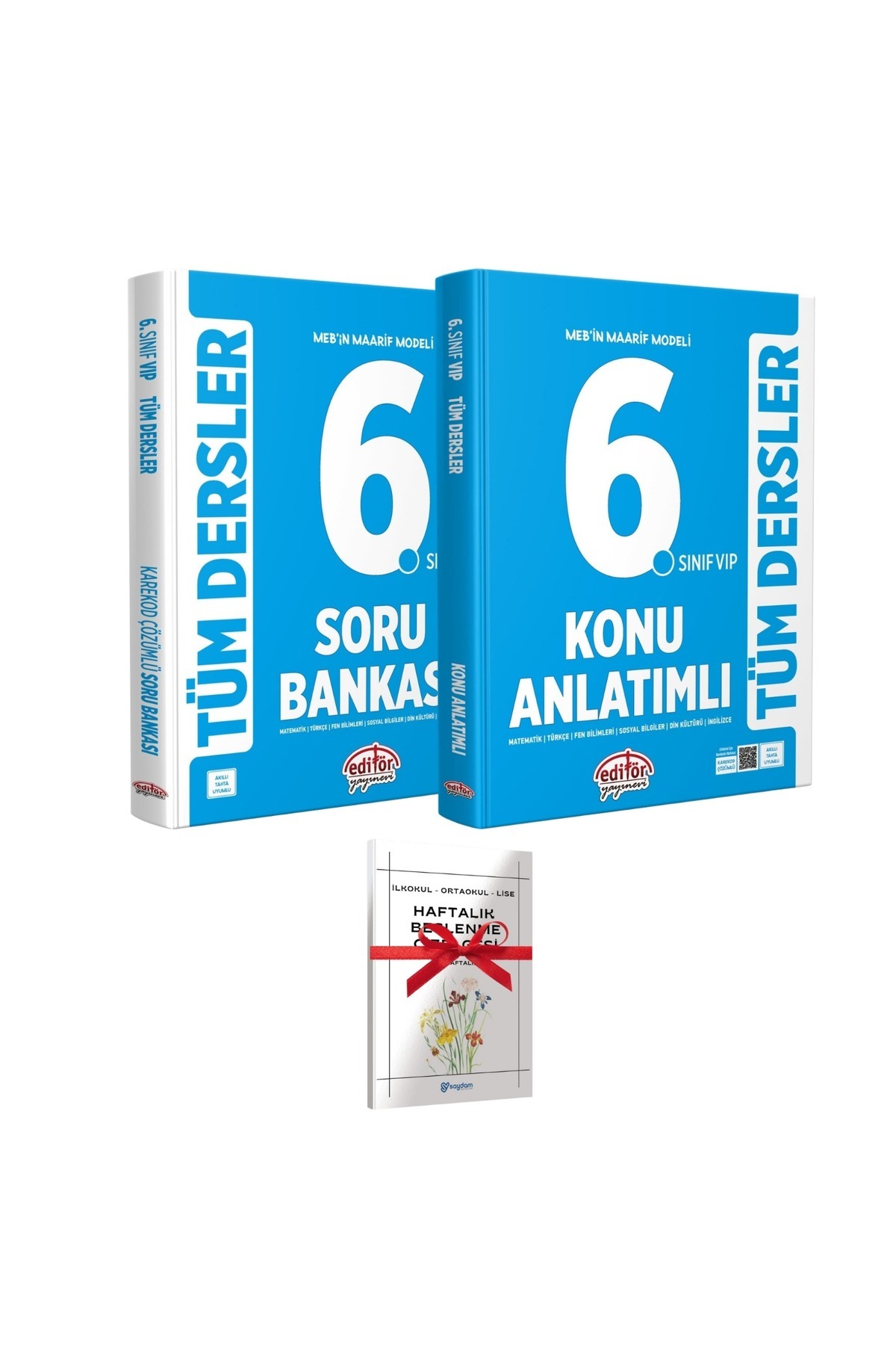 Editör Yayınevi 2026 Yeni Müfredat 6. SINIF VIP Tüm Dersler Konu