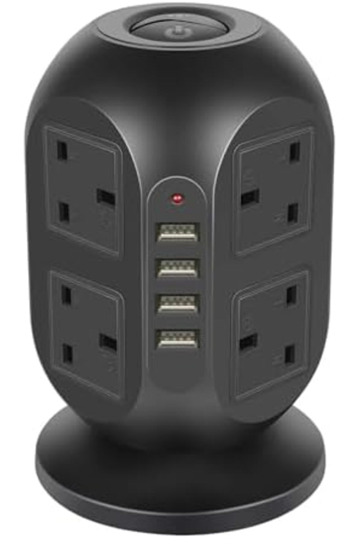 sharpdo-24-Hole Vertical Tower Socket with 4 USB Sockets 2