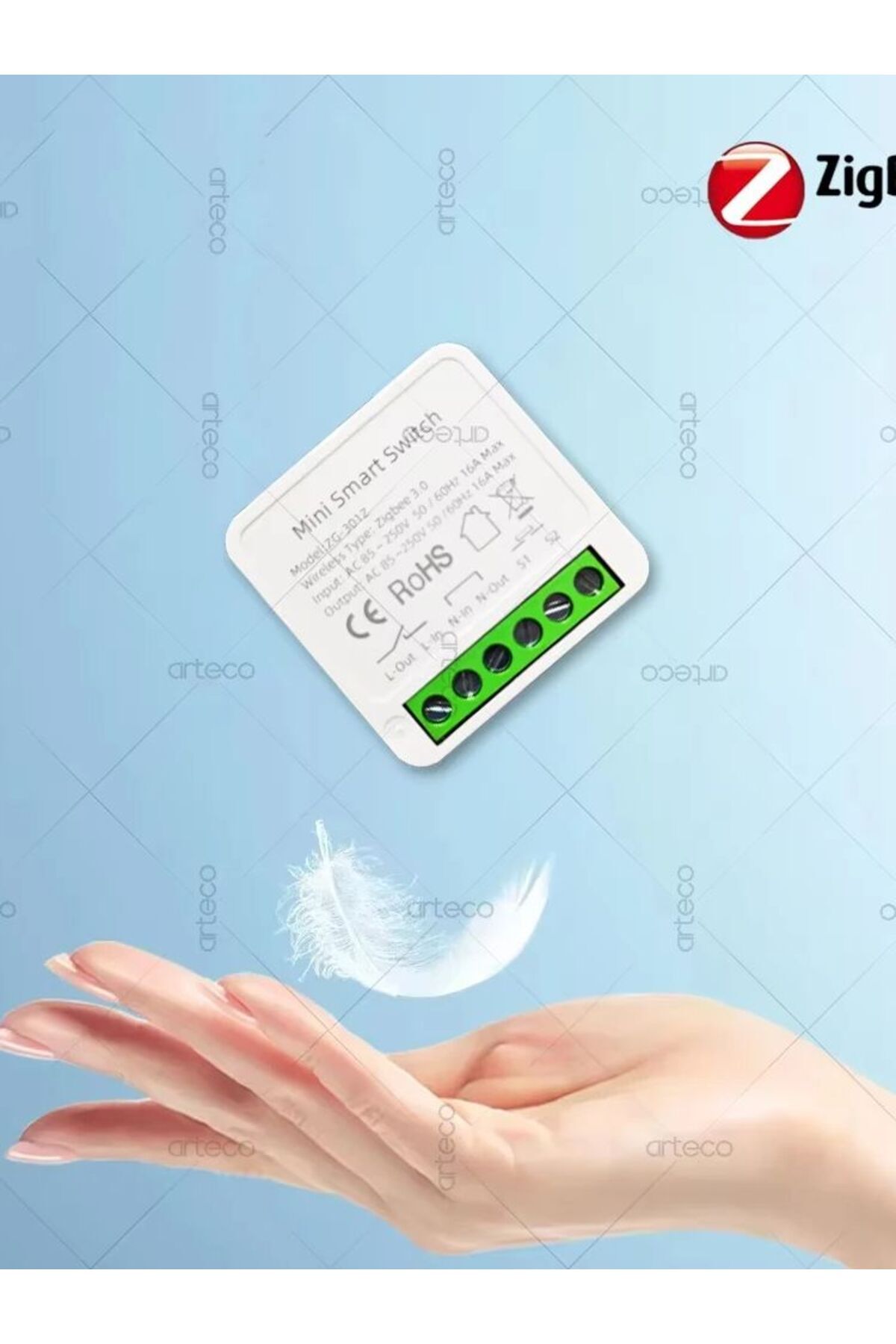Choice-16A Mini ZigBee Smart Switch Module DIY Light Relay Breaker Intelligent Life App Control,Home Aut... 8