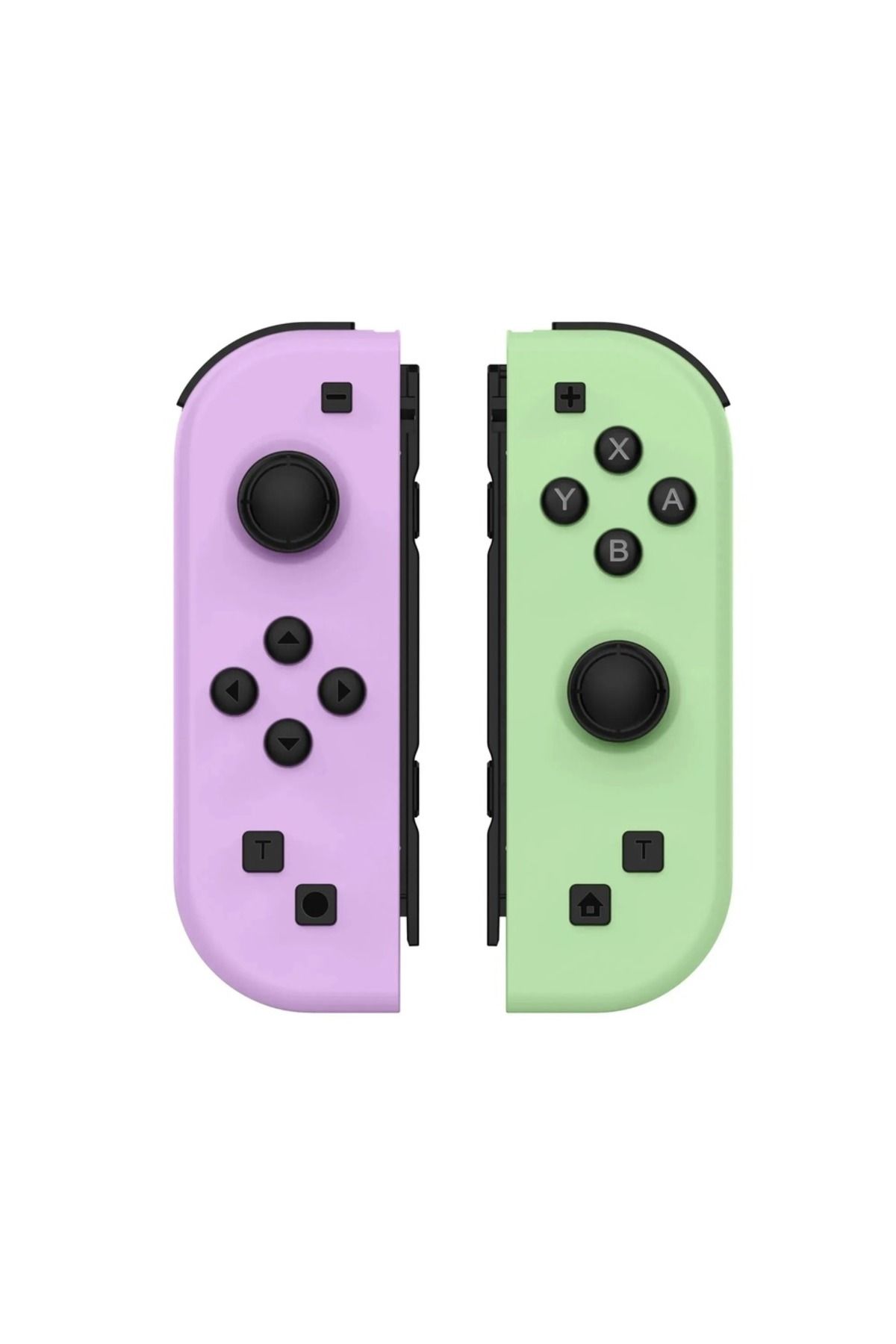 Choice-وحدة تحكم لاسلكية باللونين الأرجواني والأخضر لجهاز Nintendo Switch NS OLED Gamepad Joystick مع خاصية التنبيه بالاهتزاز المزدوج 1