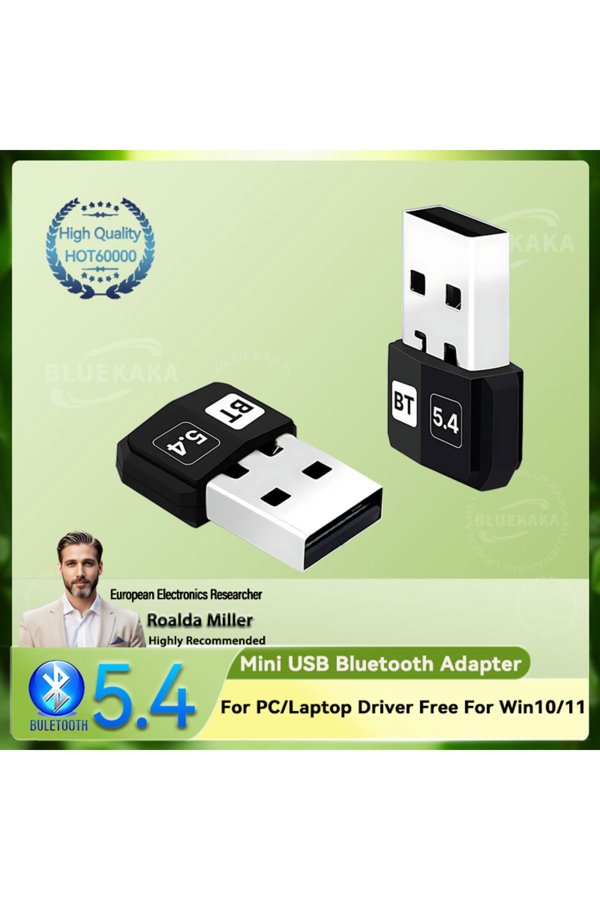 Choice-BT 5.4 USB Adapter Upgrades Mini USB Bluetooth 5.4 Dongle Adapter WIreless Transmitter Receiver For 1