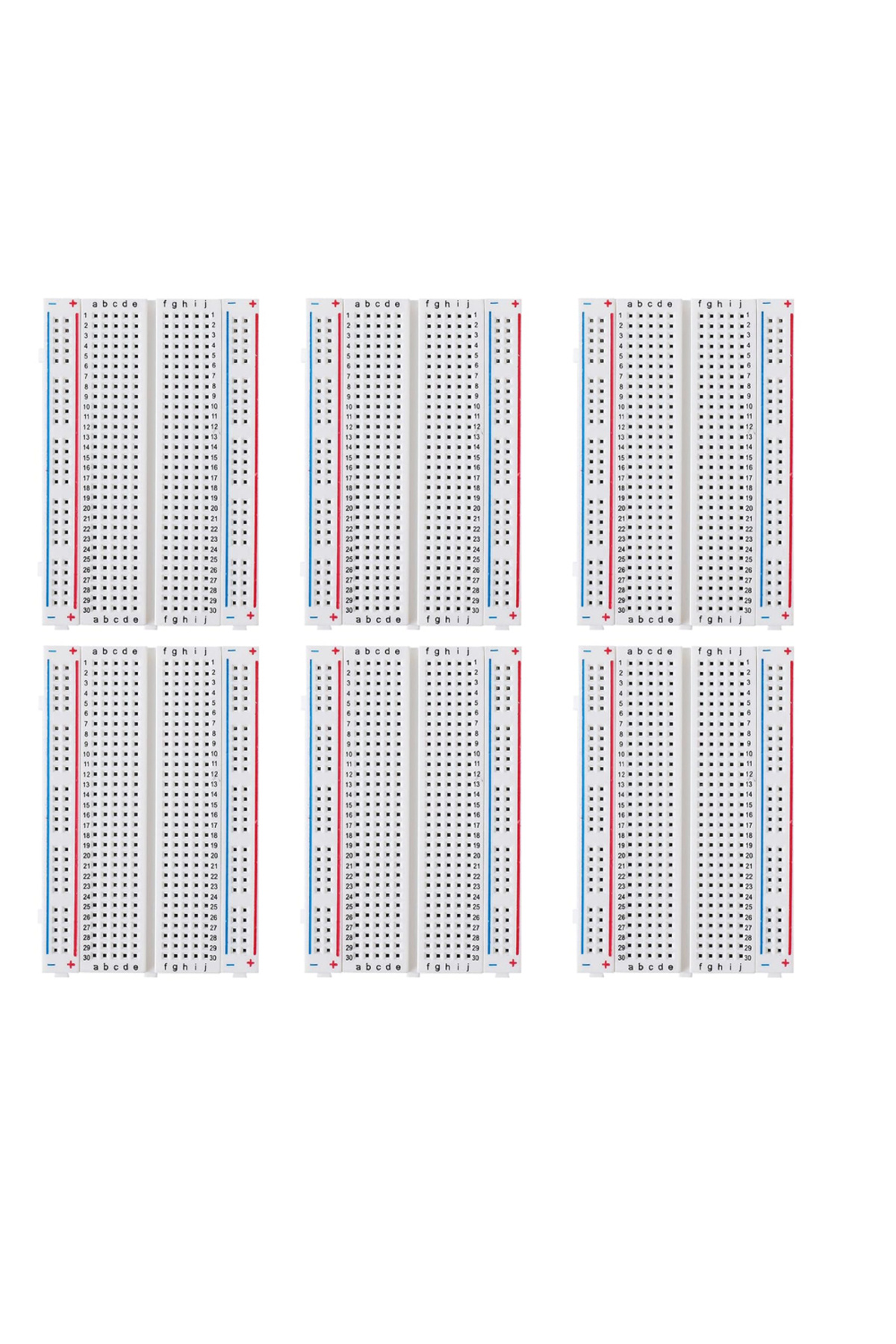 Choice-6pcs 400point 830 Point 400 Point Breadboard Kit Solderless Breadboards for Arduino Electronics for 1