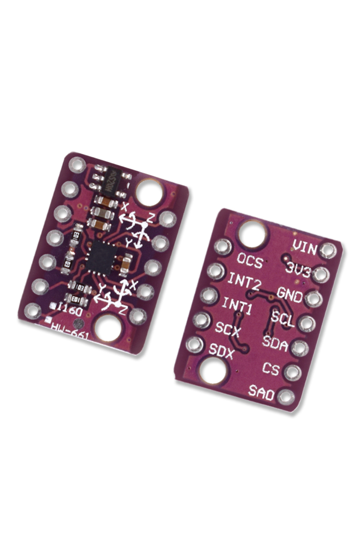 Choice-BMI160 GY-BMI160 6DOF 6-axis Rate Gyro Gravity Accelerometer Sensor Module IIC I2C SPI Communicat... 5
