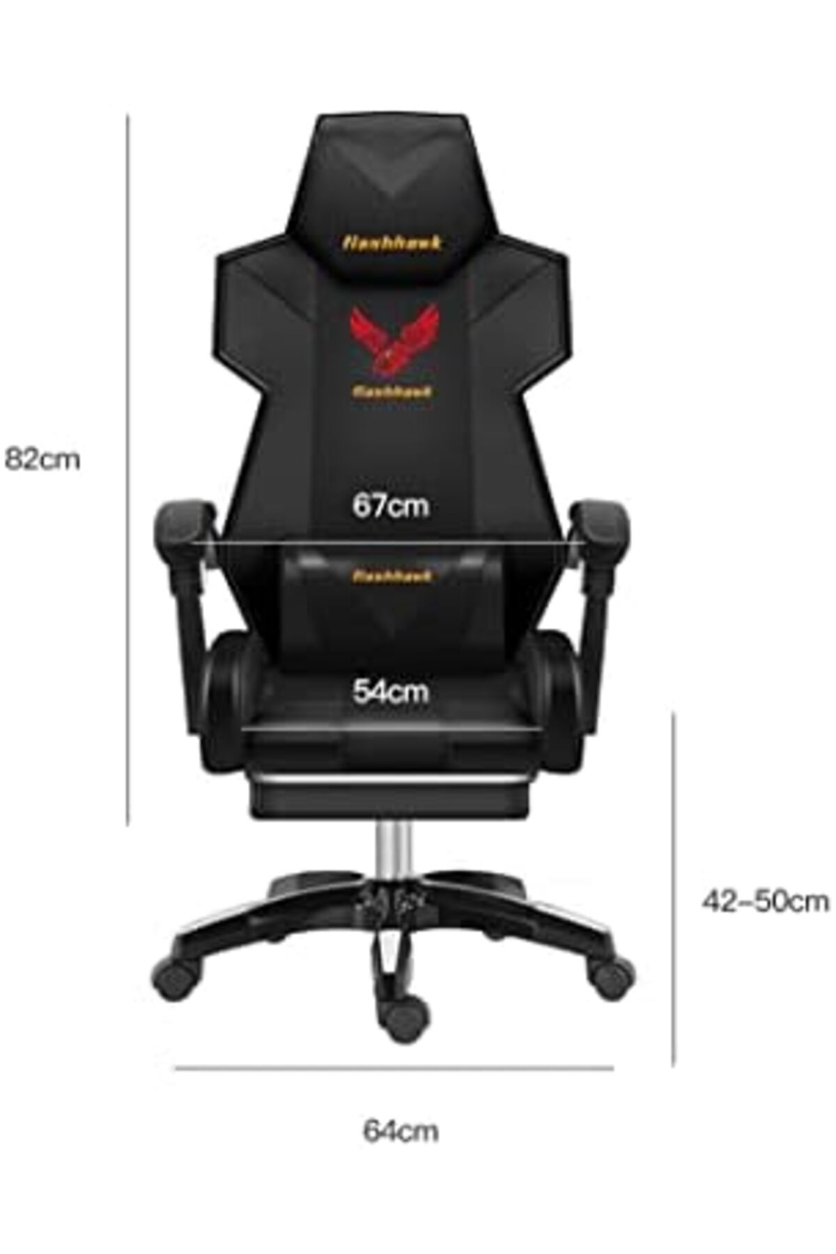 sharpdo-Gaming Chair by Sharpdo, Racing-Style Computer Office Chair with Headrest and Lower Back Support 4