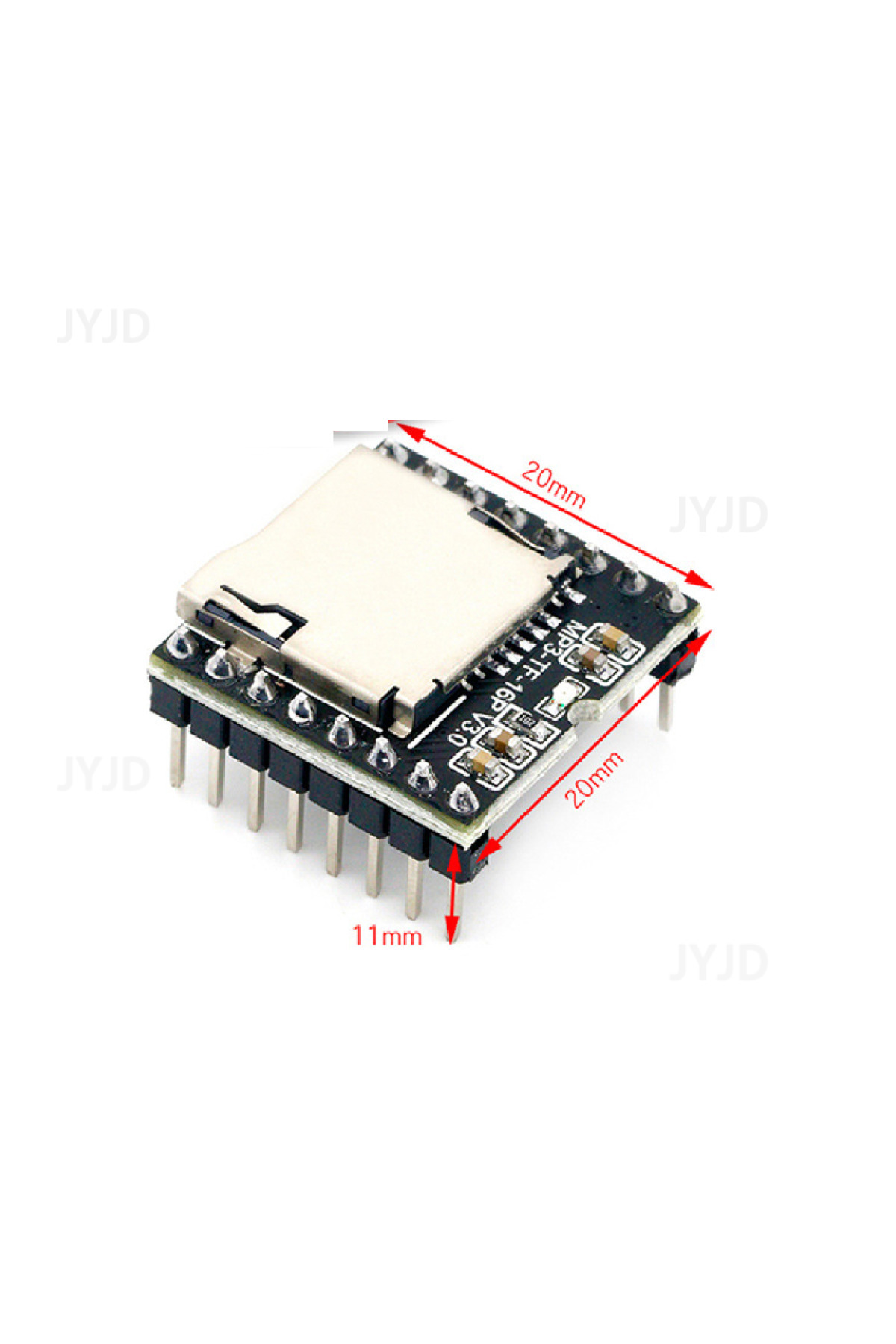 Choice-DFPlayer Mini MP3 Player Module V3.0 16P TF Card U Disk Mini MP3 DF Player Audio Voice Module Board 4