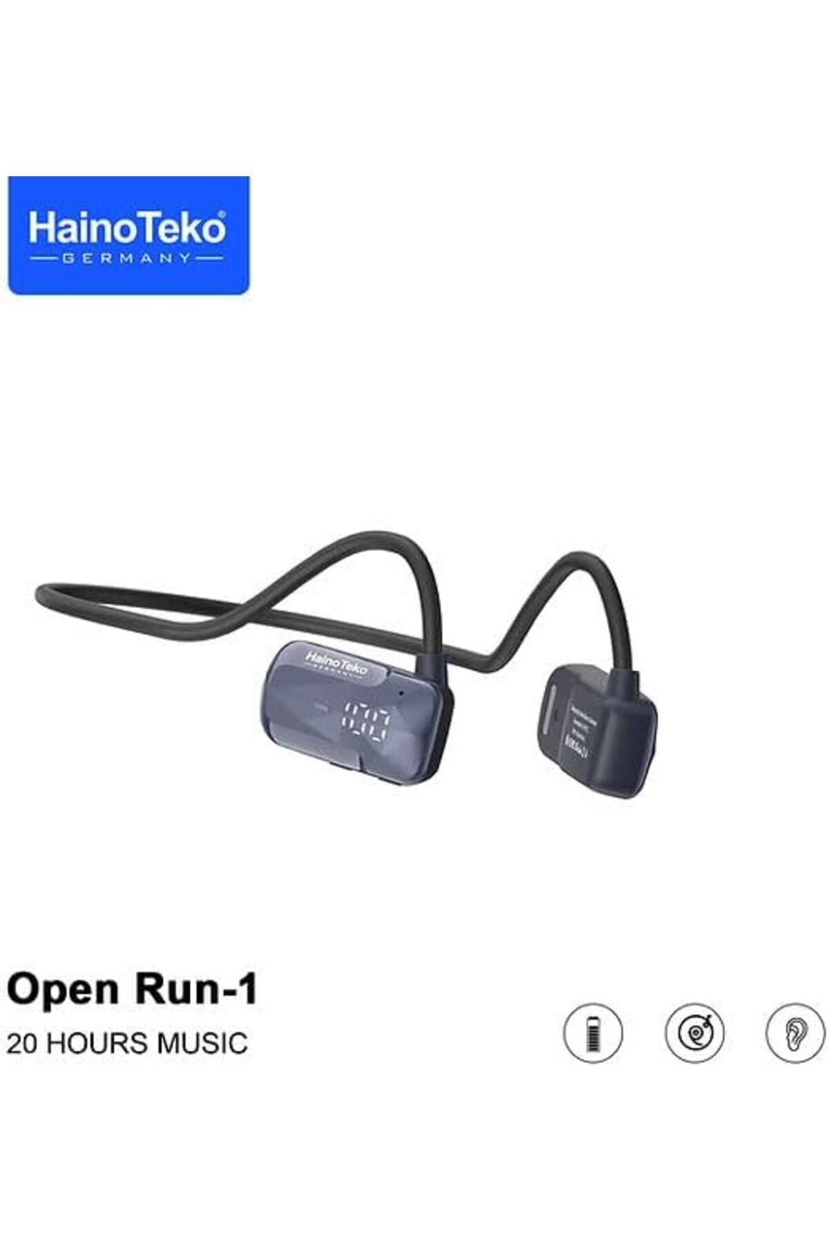 HAINOTEKO-Open Run 3D Sound Effect Wireless Bluetooth Earphone with Super Clear Mic 3