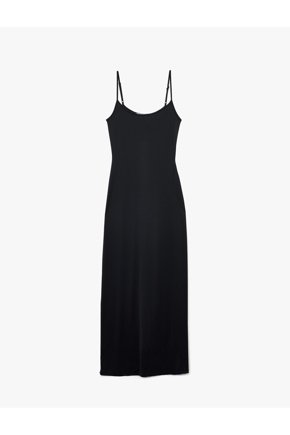 Koton Rahat Kalıp U Yaka İnce Askılı Uzun Gecelik