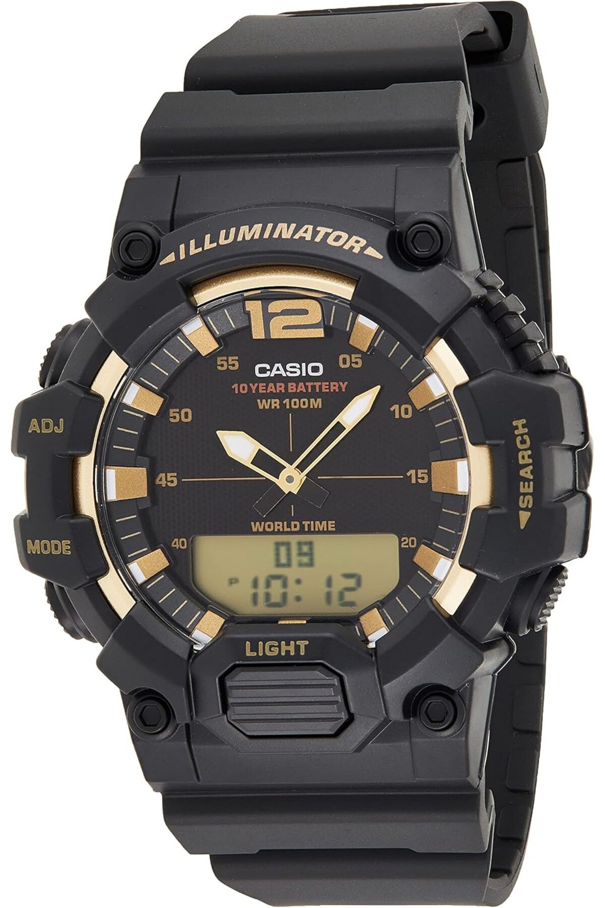 Casio-Men's Watch, Analog-Digital Display And Resin Strap 1