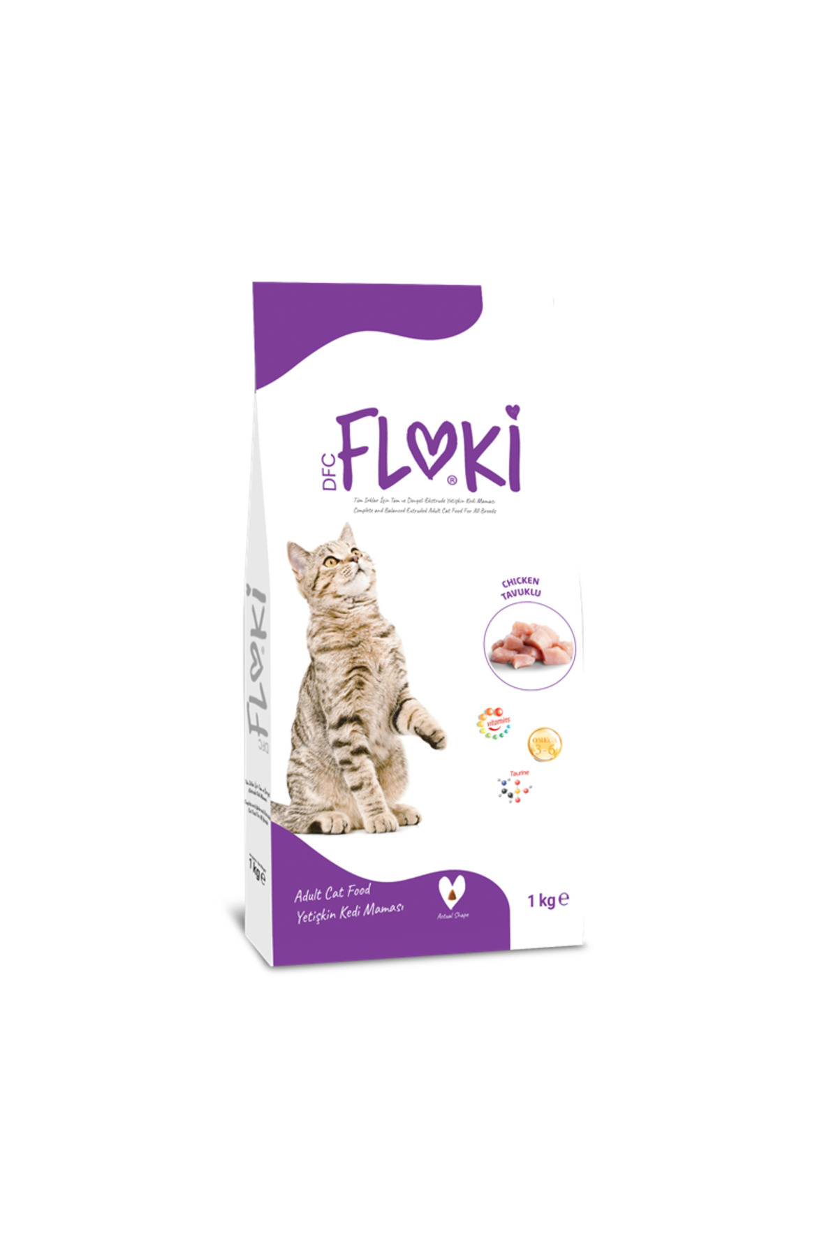 Floki Yetişkin Kedi Maması Tavuklu 1 Kg