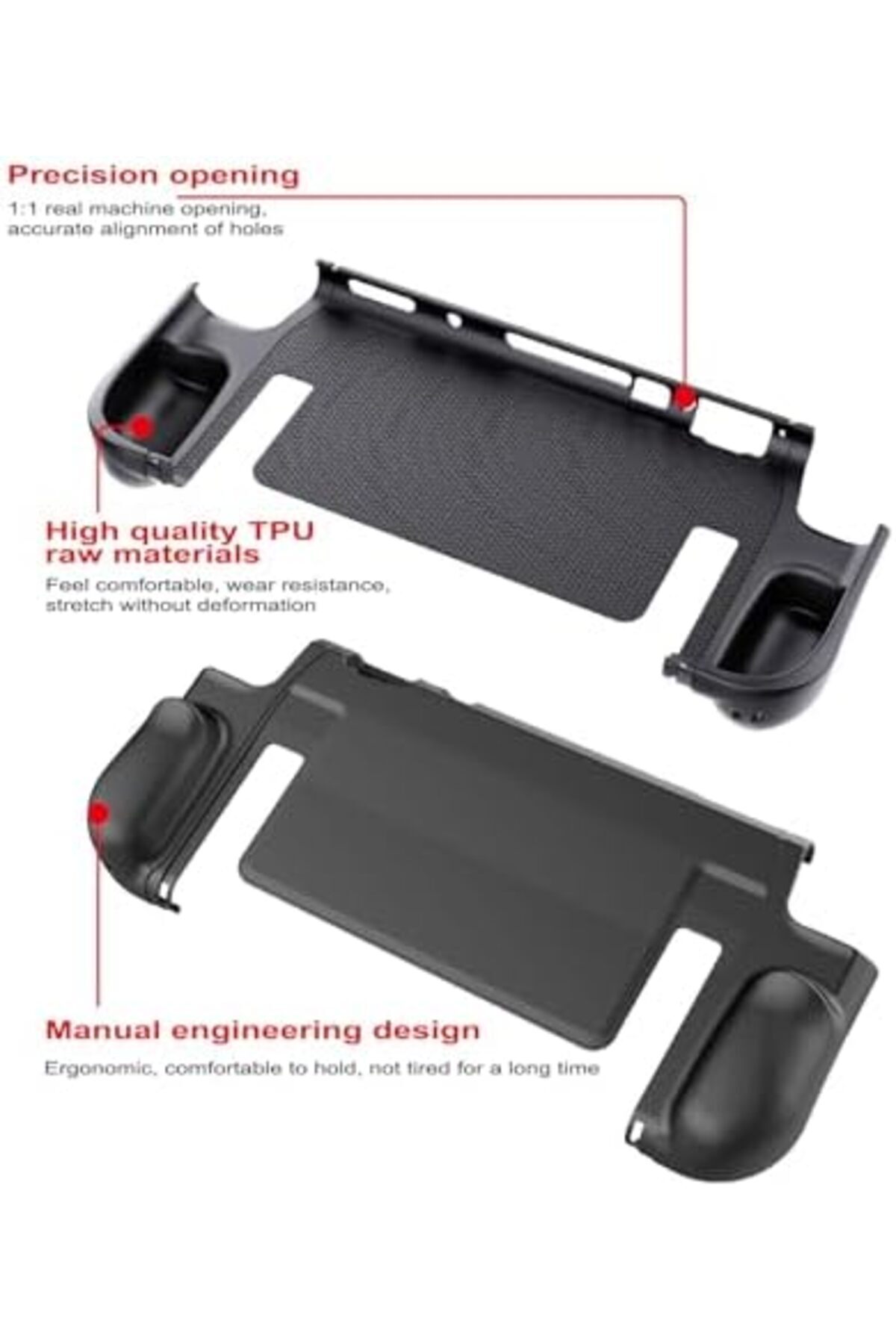 Generic-CENXI Dual Grip Designed for Nintendo Switch 2 Case, Protective Handheld Case with Ergonomic Grip an 3