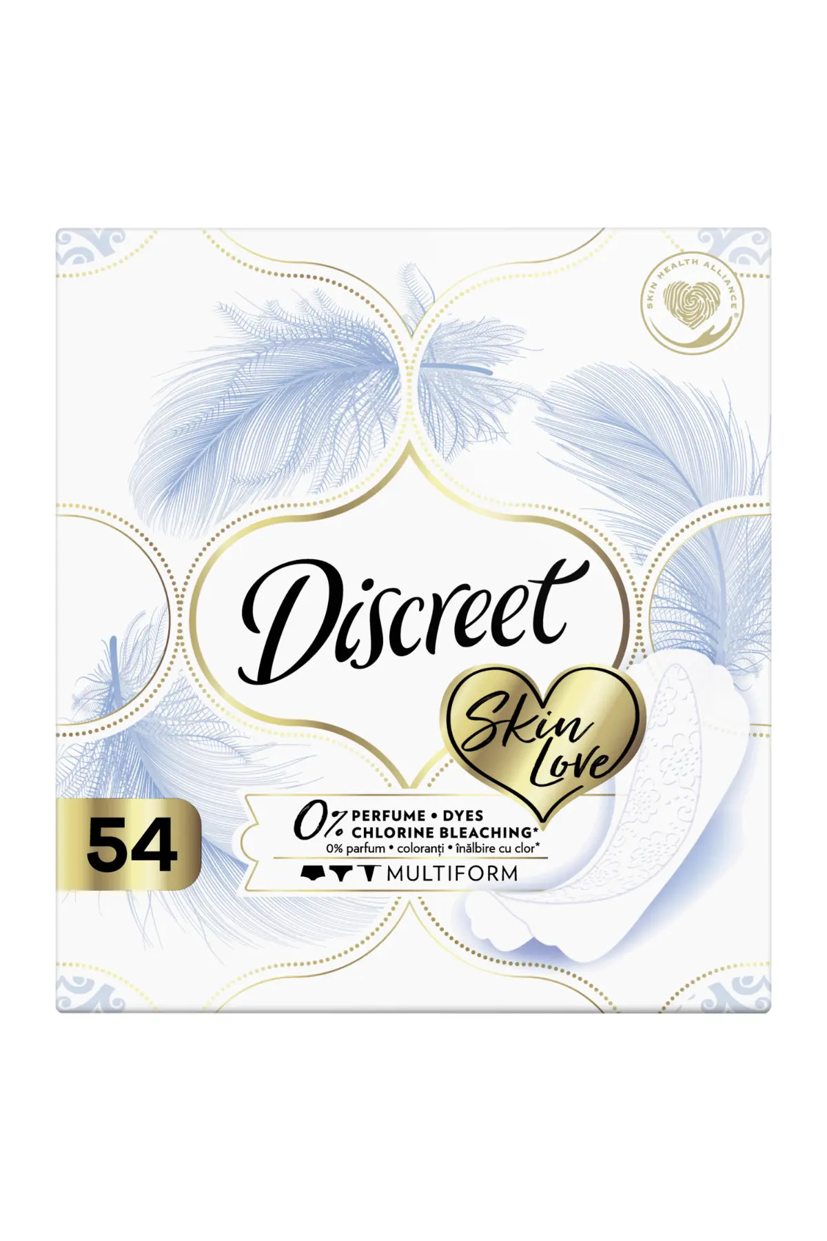Discreet Denné vložky Mutiform Skin Love, 54 ks