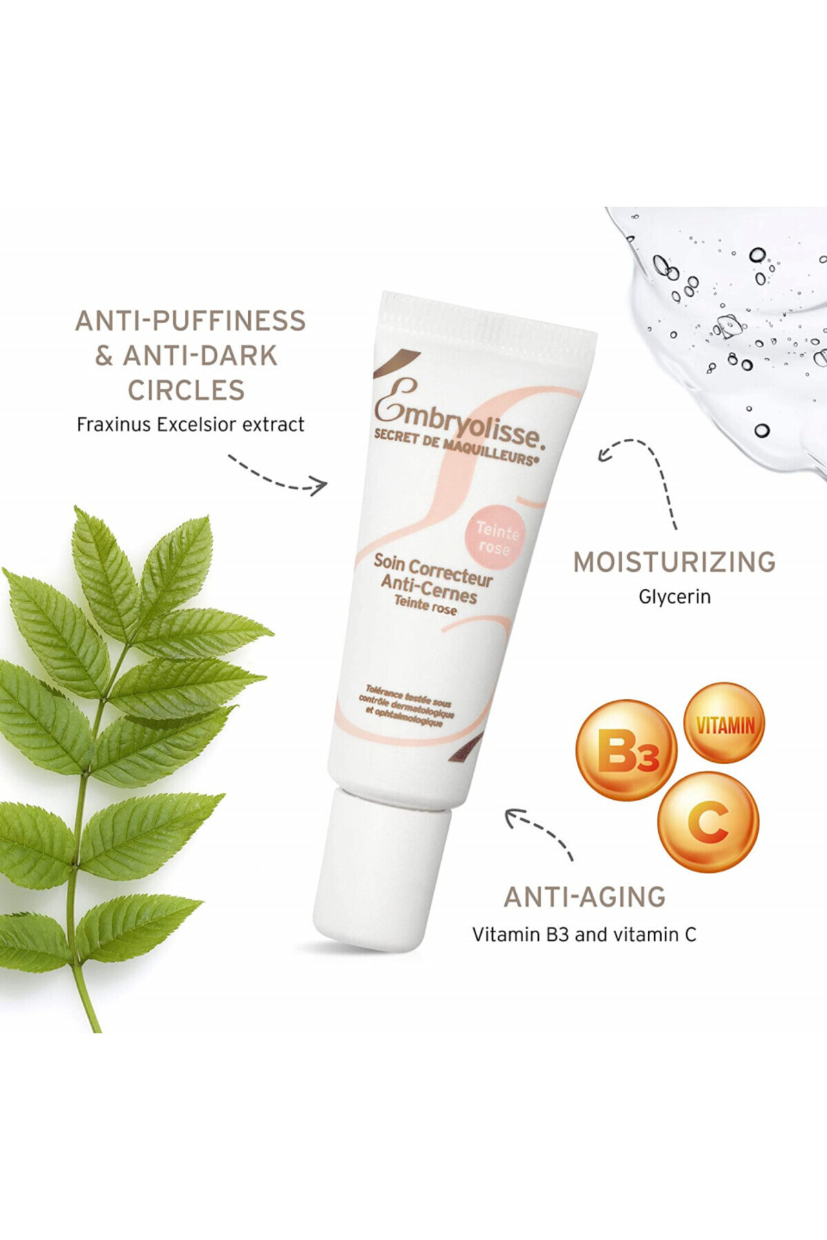 Embryolisse-Îngrijire corectoare corectoare, 8 ml, corector, roz 2