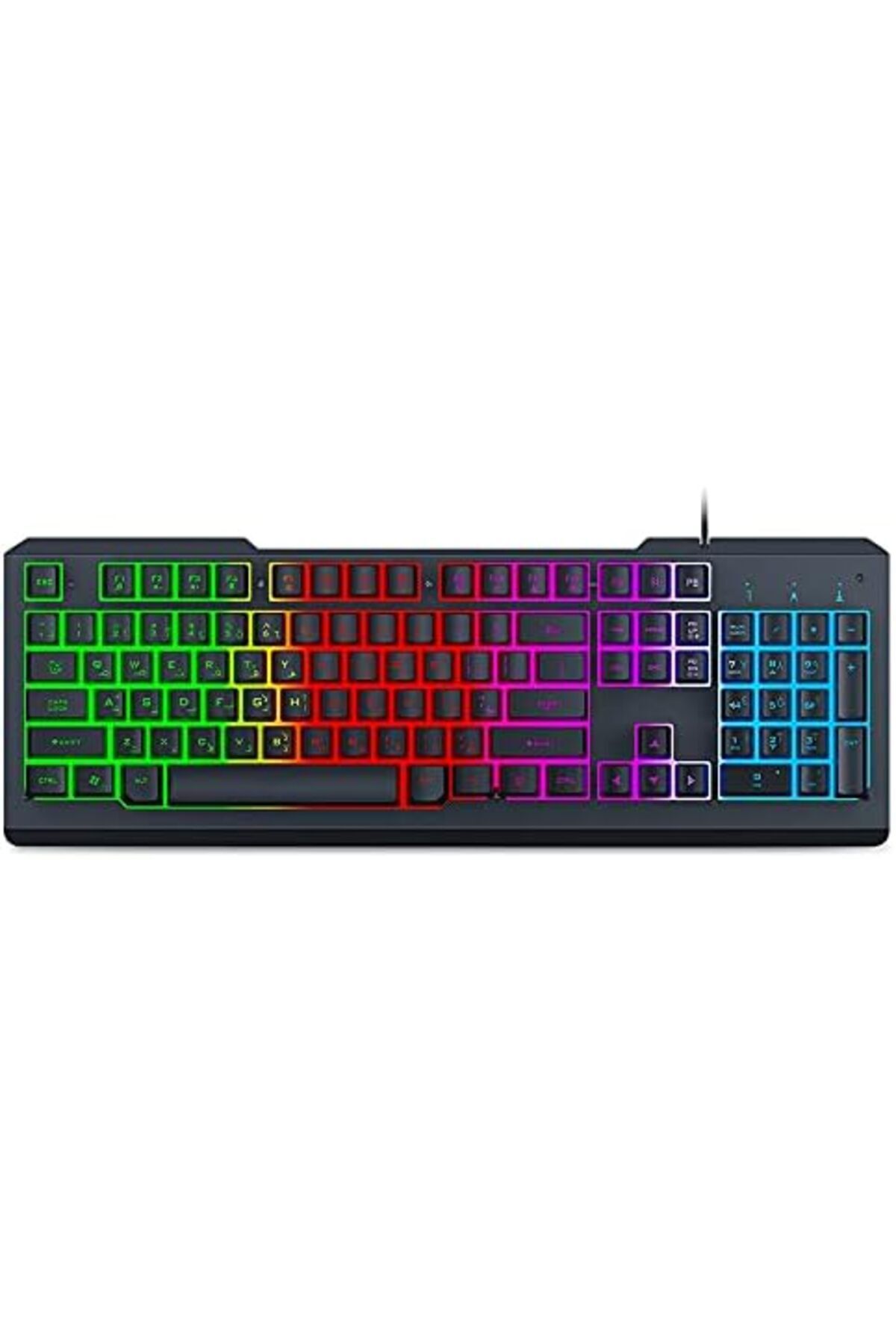 Datazone-Gaming Keyboard And Mouse, Usb Backlit Wired Computer And Keyboard, Hd Mouse Driver, Game C 3