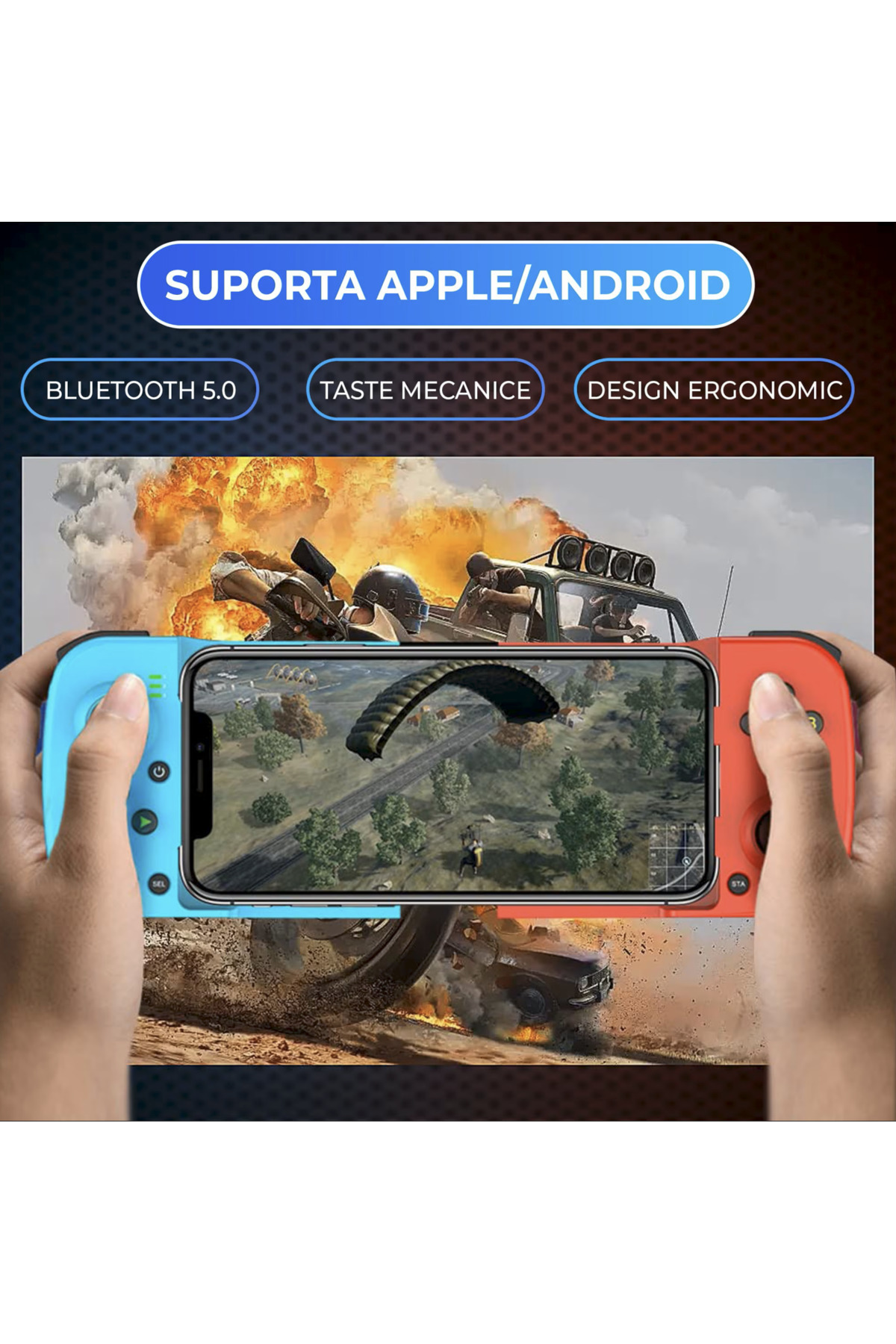 N2L Store-Gamepad N2L Store®, Wireless, pentru PC, PS, NS, Android, iOS, Bluetooth 5.0 5