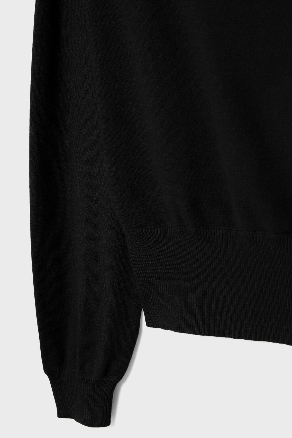 Stradivarius  Geniş yaka triko kazak - Görsel 7