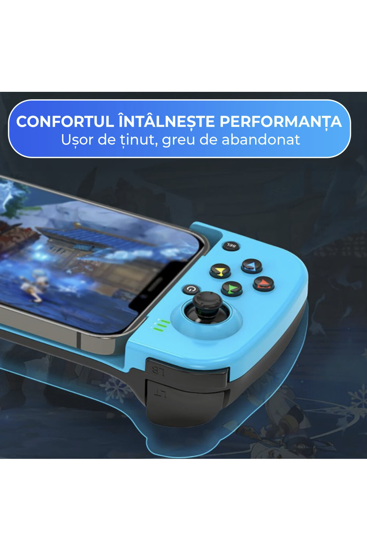 N2L Store-Gamepad N2L Store®, Wireless, pentru PC, PS, NS, Android, iOS, Bluetooth 5.0 2
