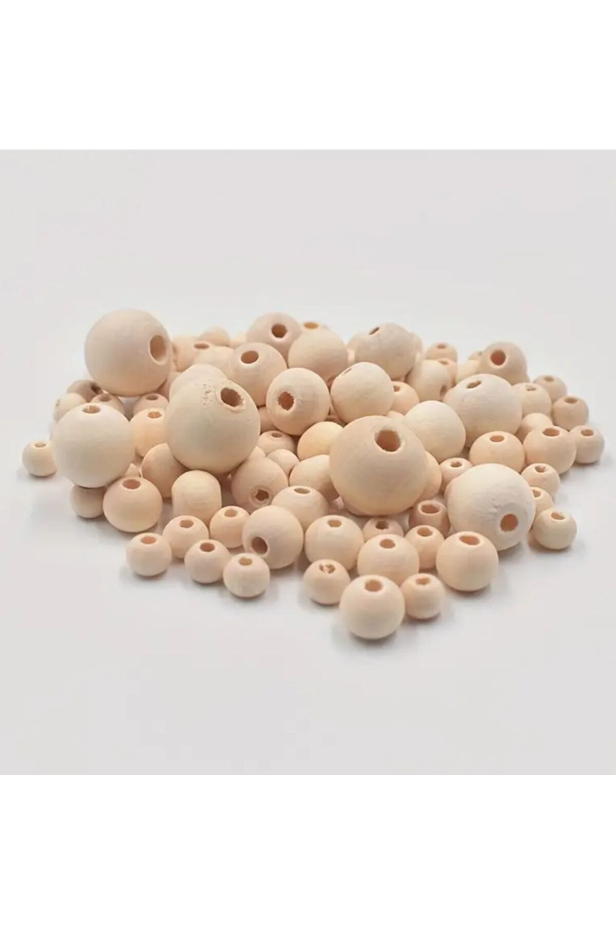 iğne izi Ham Boncuk, Emzik zinciri Ahşap Boncuk, Kuş Süsü Boncuk, Kolye, Bileklik Yapımı 8mm (50gr-225adt) fotoğrafı 3 (önizleme)