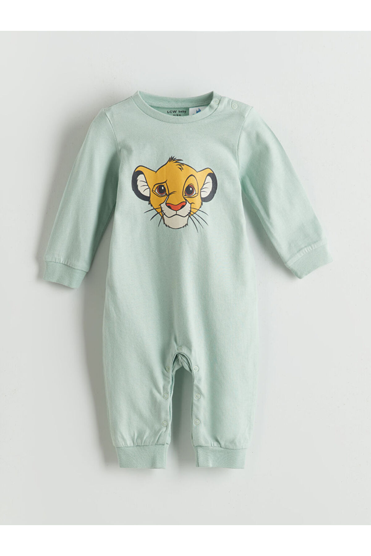 LC Waikiki-Create Your Style with Uzg Store |   Simba Printed Baby Boy Snap Fastener Romper 2-Piece Set 2