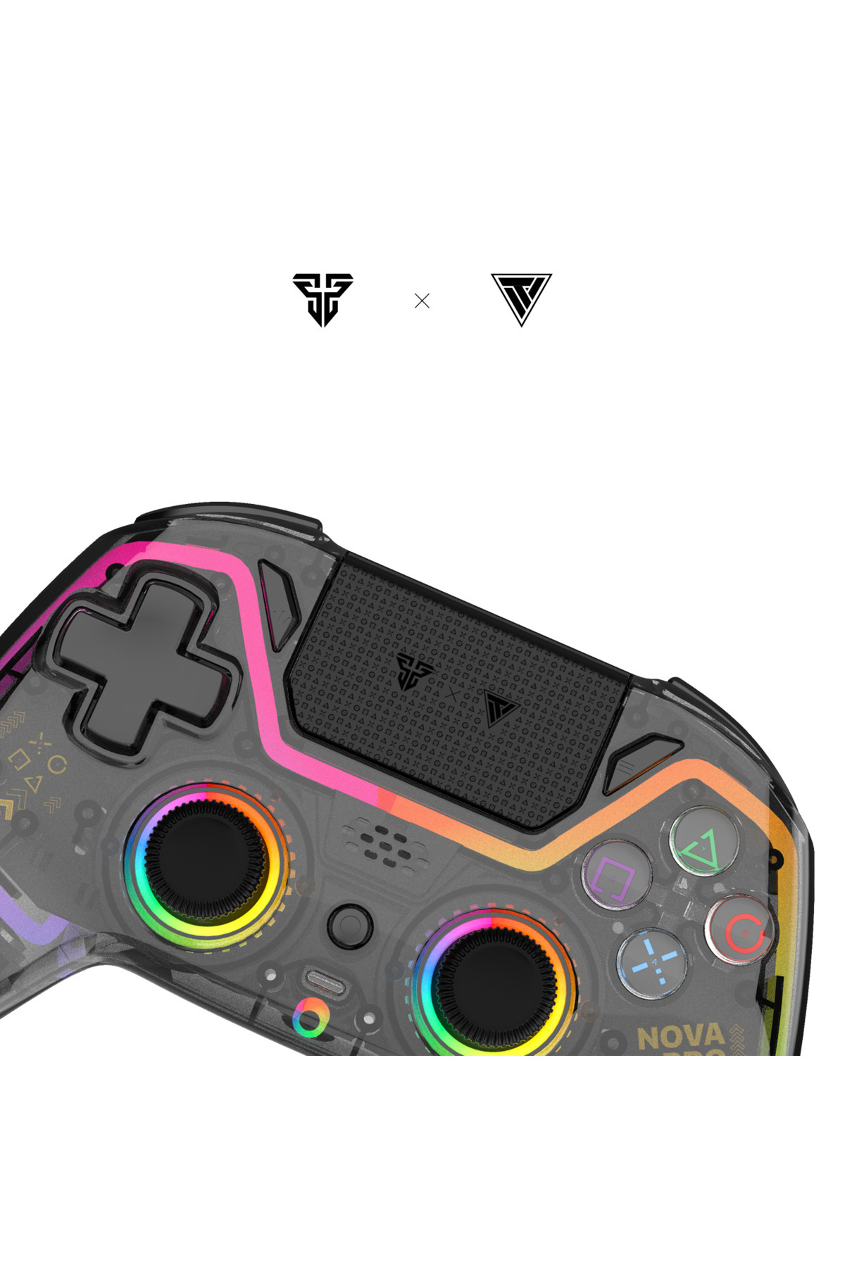 AL3B-Fantech Professional Handheld Controller with Interchangeable Magnetic Gear + 2 Customizable Back Buttons Inside the Box for PC/PS4/Nintendo 5
