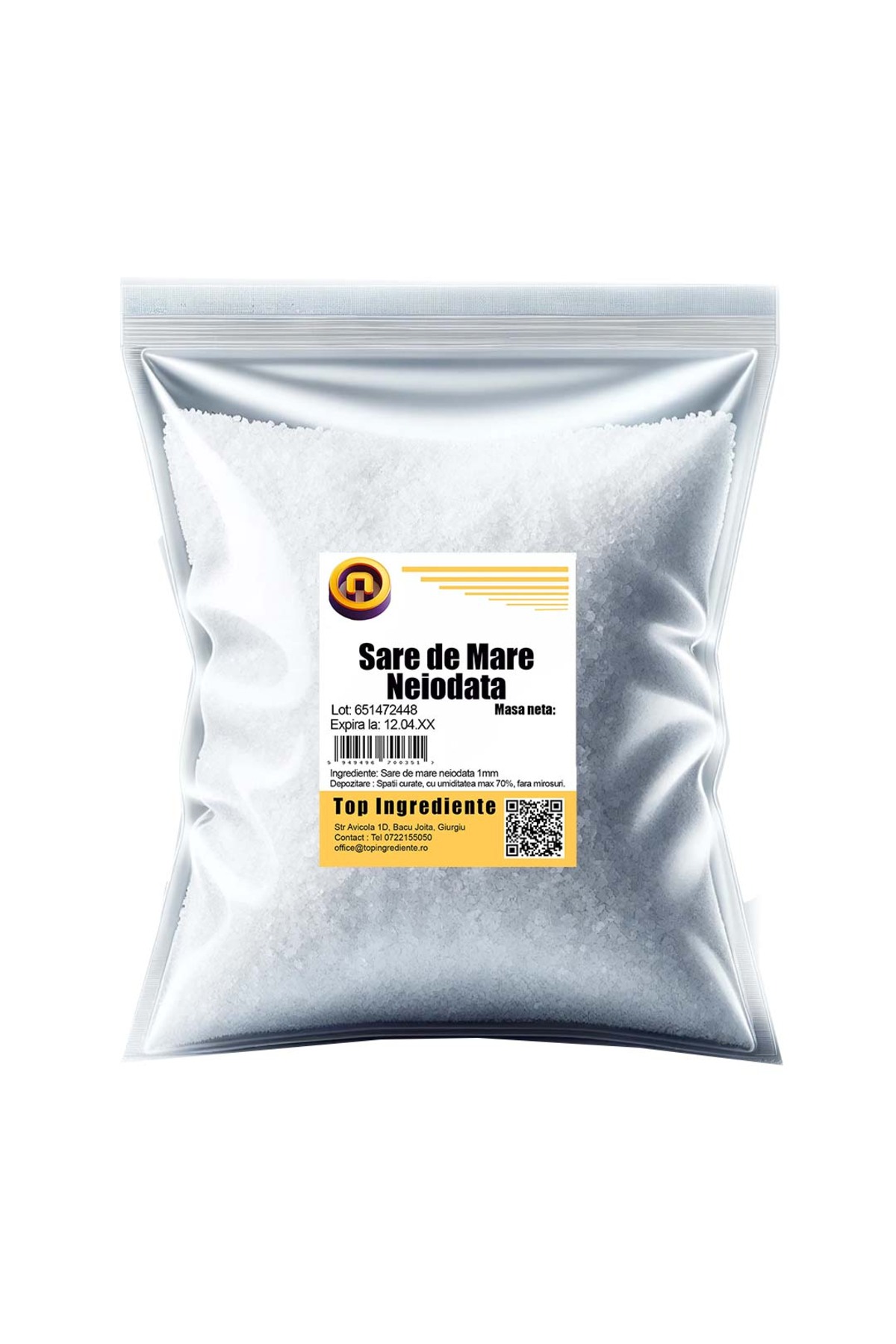 Top Ingrediente Θαλασσινό αλάτι, χωρίς ιώδιο, χωρίς αντιπηκτικό παράγοντα - Γ...