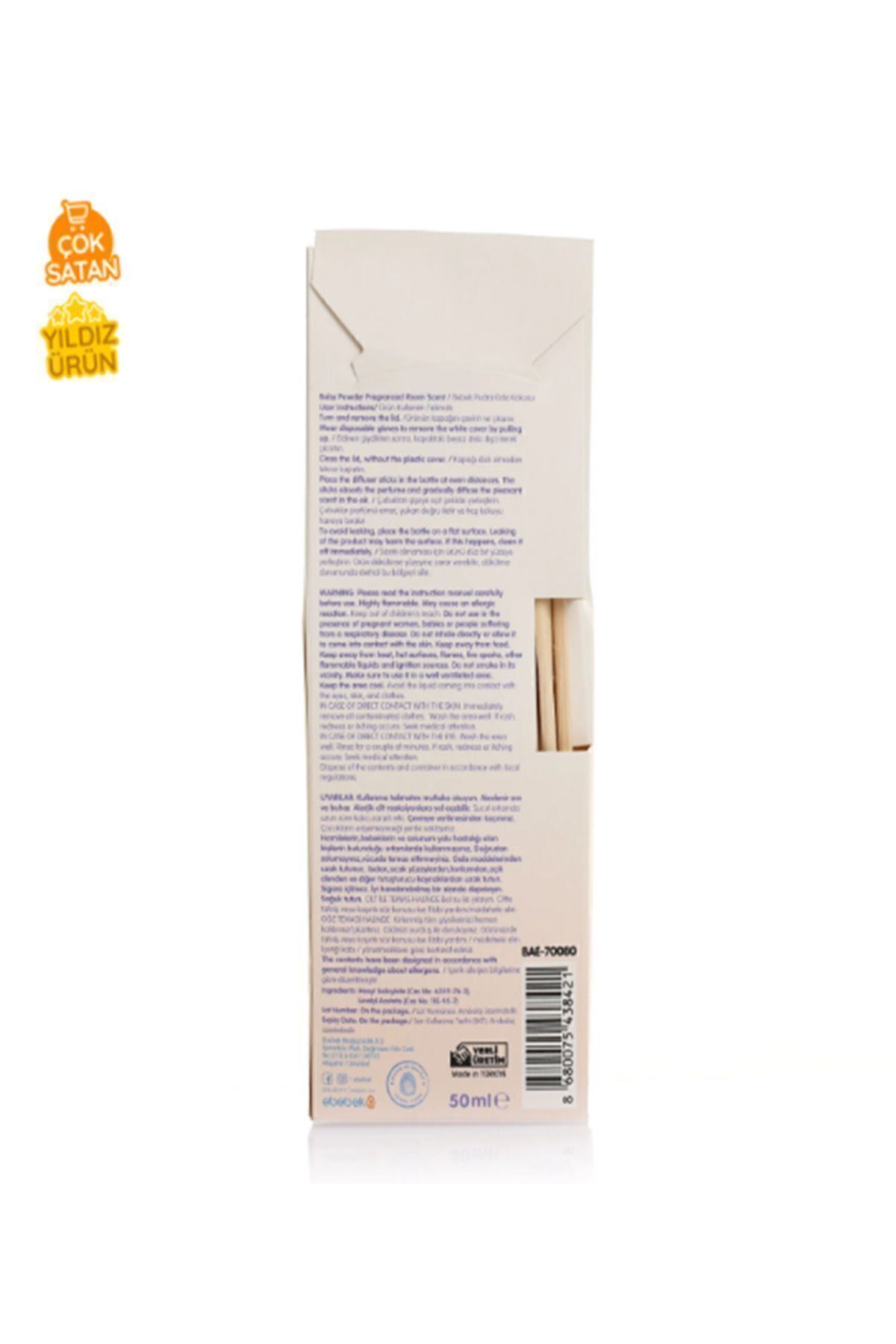 WİİK NATUREL Bebek Pudra Oda Kokusu Bebek Kokusu 50 ml Ebebek Ürünüdür fotoğrafı 7 (önizleme)