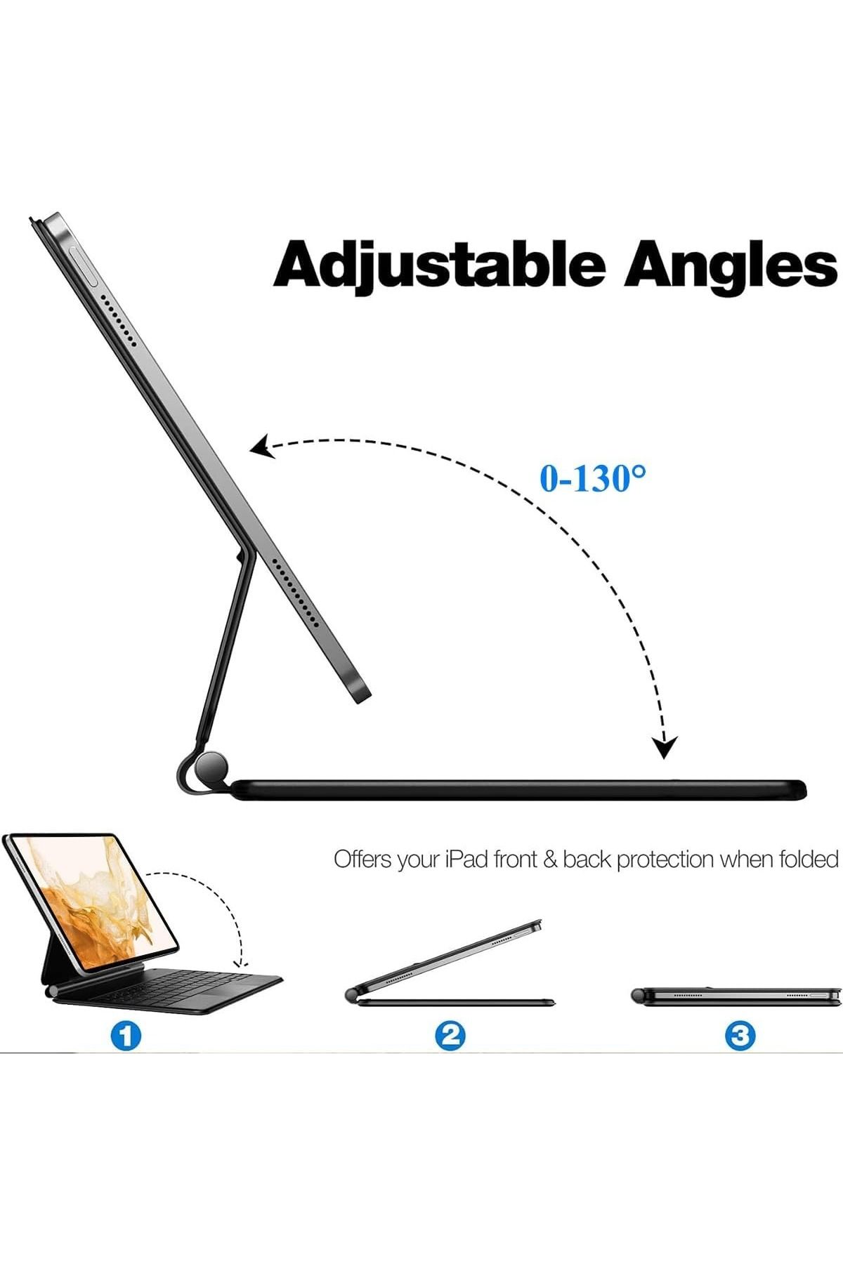 Samsung-Galaxy Tab S8 Plus Magic Keyboard Wireless Case with Trackpad, Stand & Backlit Keys 7