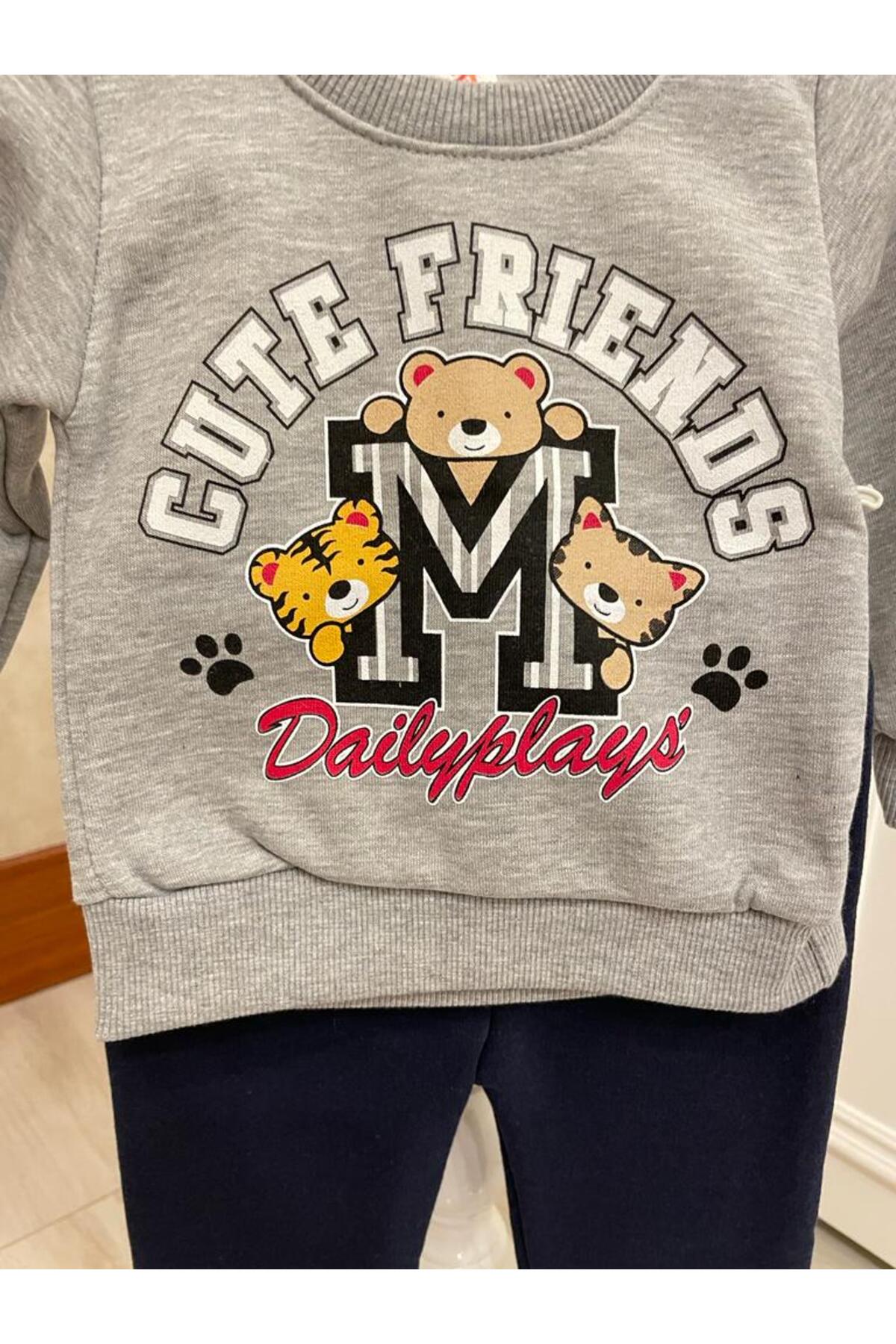 İPGON AYICIK EŞOFMAN TAKIMI 6-9 AY fotoğrafı 2 (önizleme)