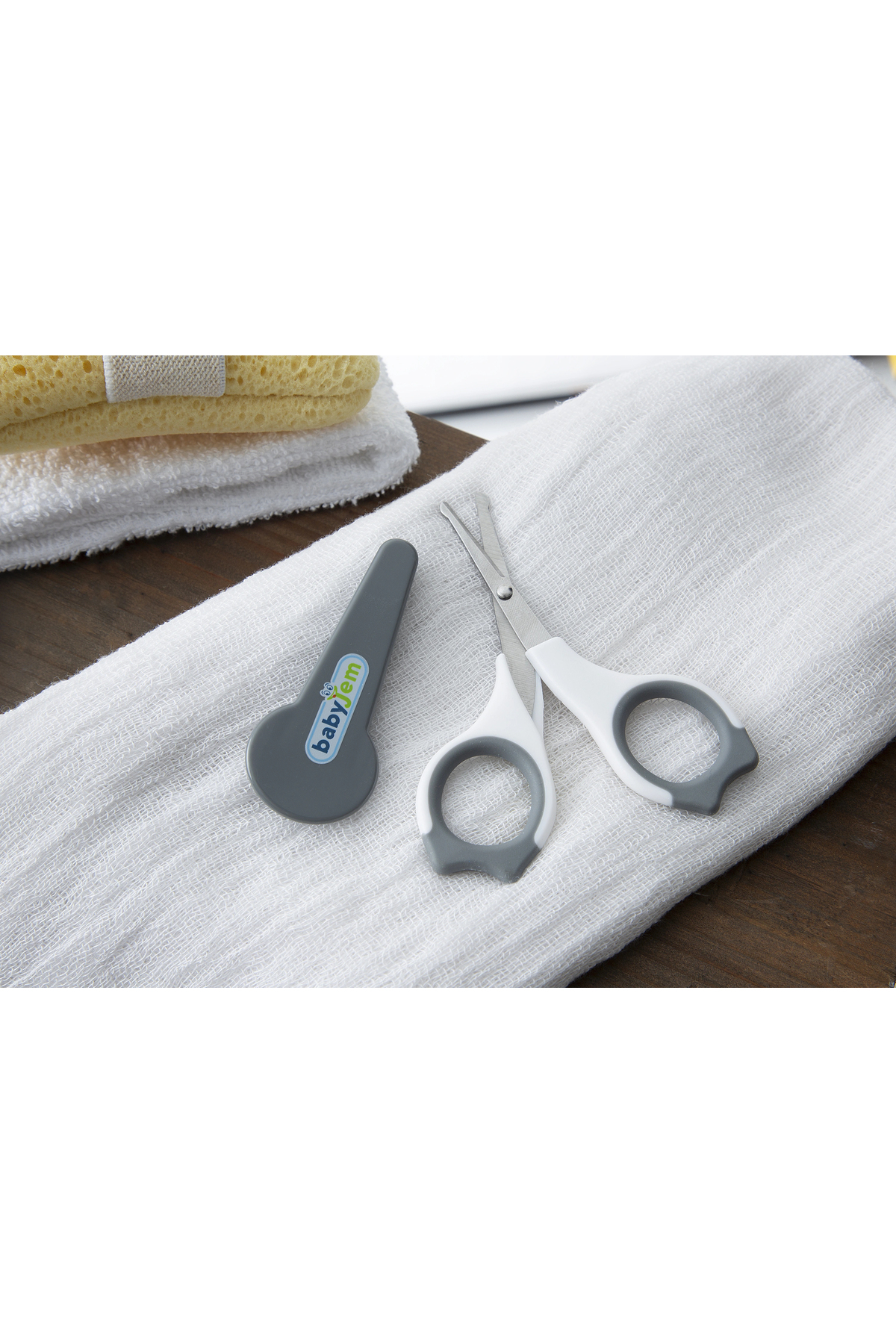 Babyjem Bebek Tırnak Makası Gri fotoğrafı 2 (önizleme)