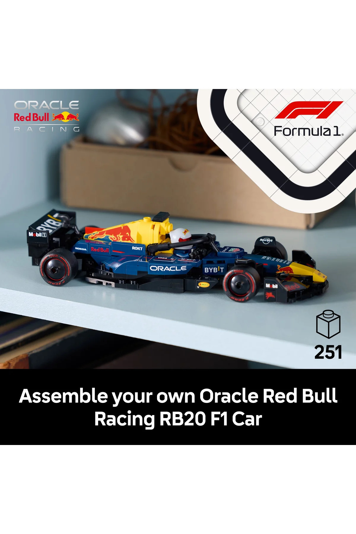 LEGO-® Speed Champions Oracle Red Bull Racing RB20 F1® Race Car 77243 - 18+ Car Model Set (251 P) 5