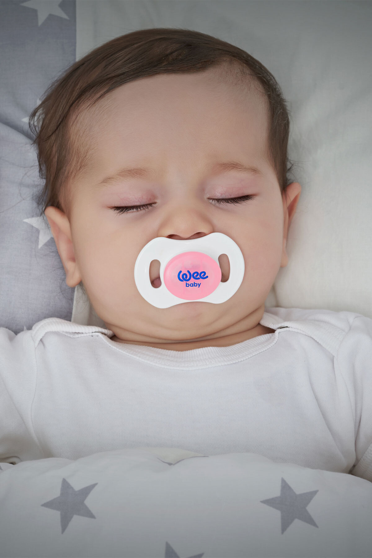 Wee Baby 2'li Gece Gündüz Emzik No:1 Pembe (Saklama Kabı Hediyeli) 0-6 Ay fotoğrafı 6 (önizleme)