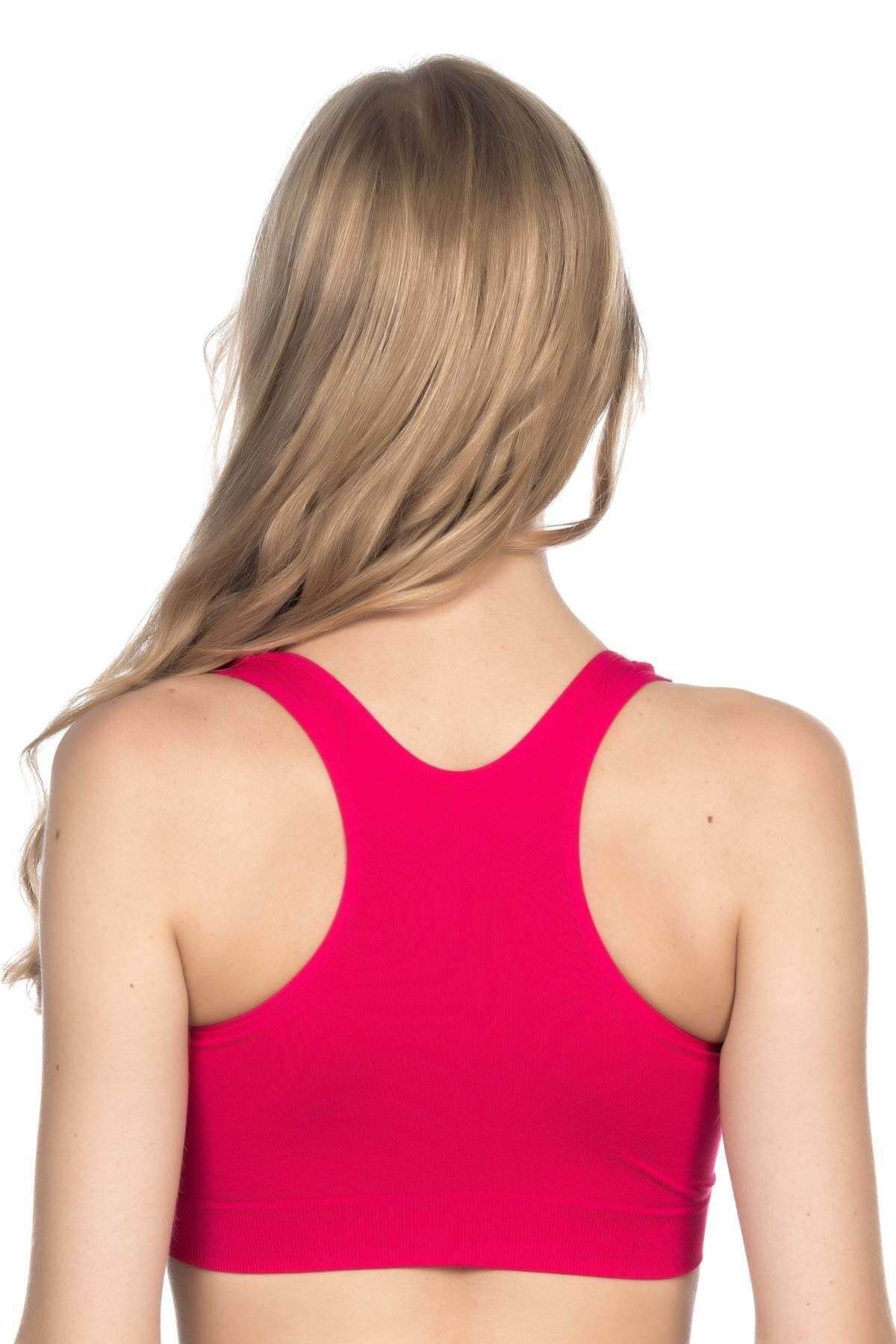 Emay-Sutien bustieră sport fără cusături Neon Fusya MI16SAT00007 3