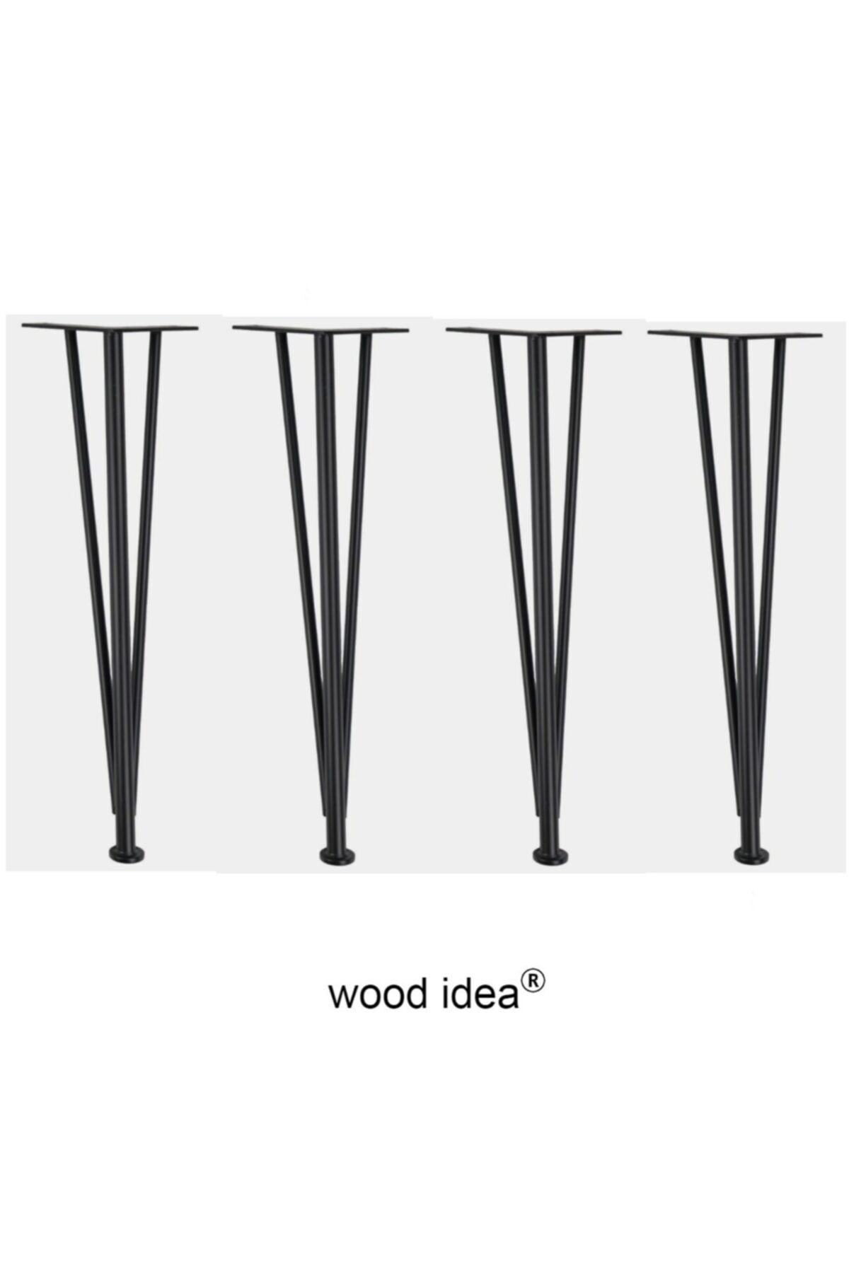wood idea 4 Adet...vidalı Yükseklik Ayarlı...firkete Masa Ayağı.demir Masa Ayağı...masa,kütük,sehpa Demir Ayak