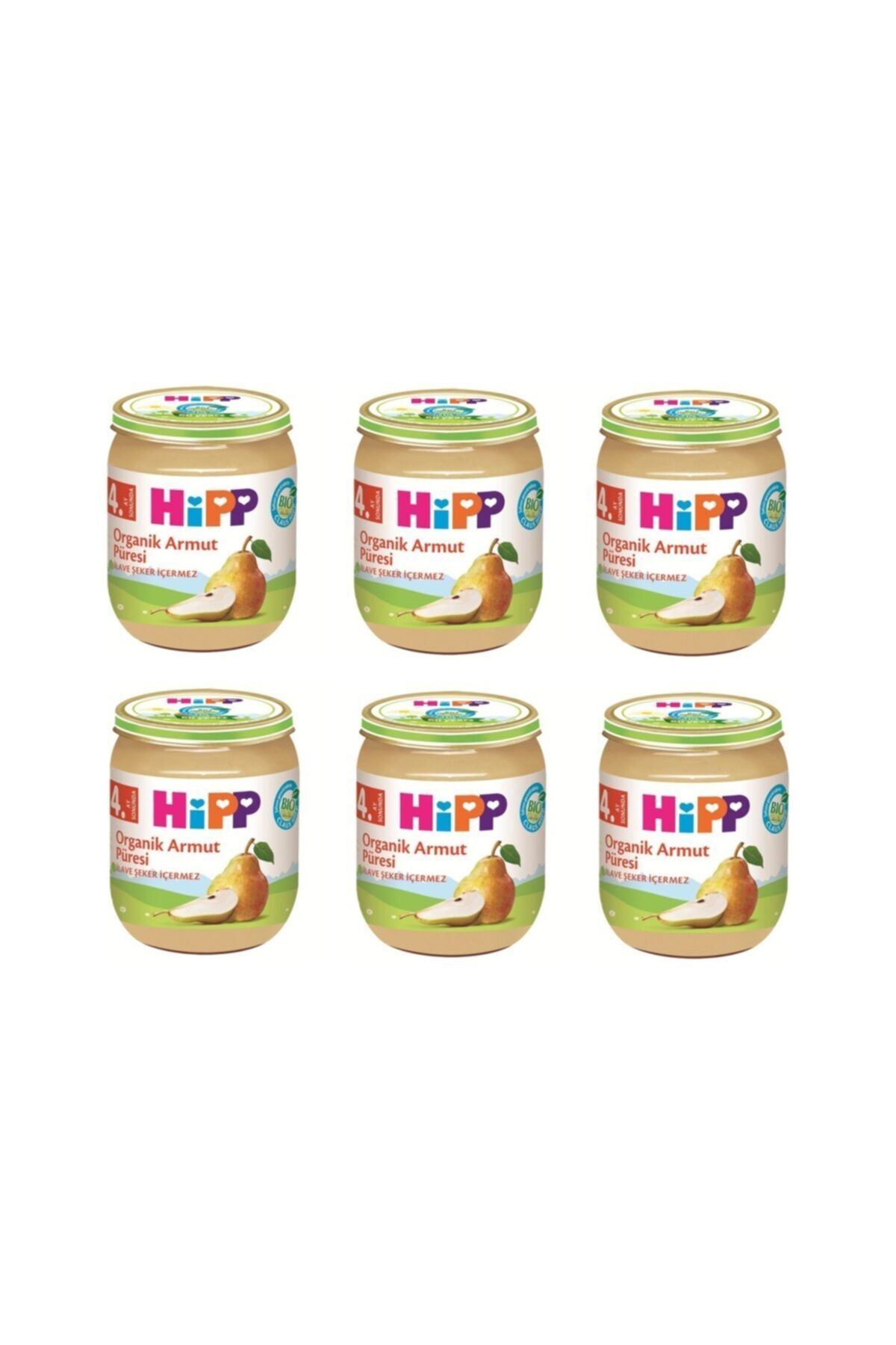 Hipp Organik Kavanoz Armut Püresi 125 g - 6'lı Paket