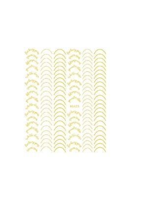 Tırnak Sticker Nail Art Süsleme Etiket Wg625 Gold WG625 GOLD