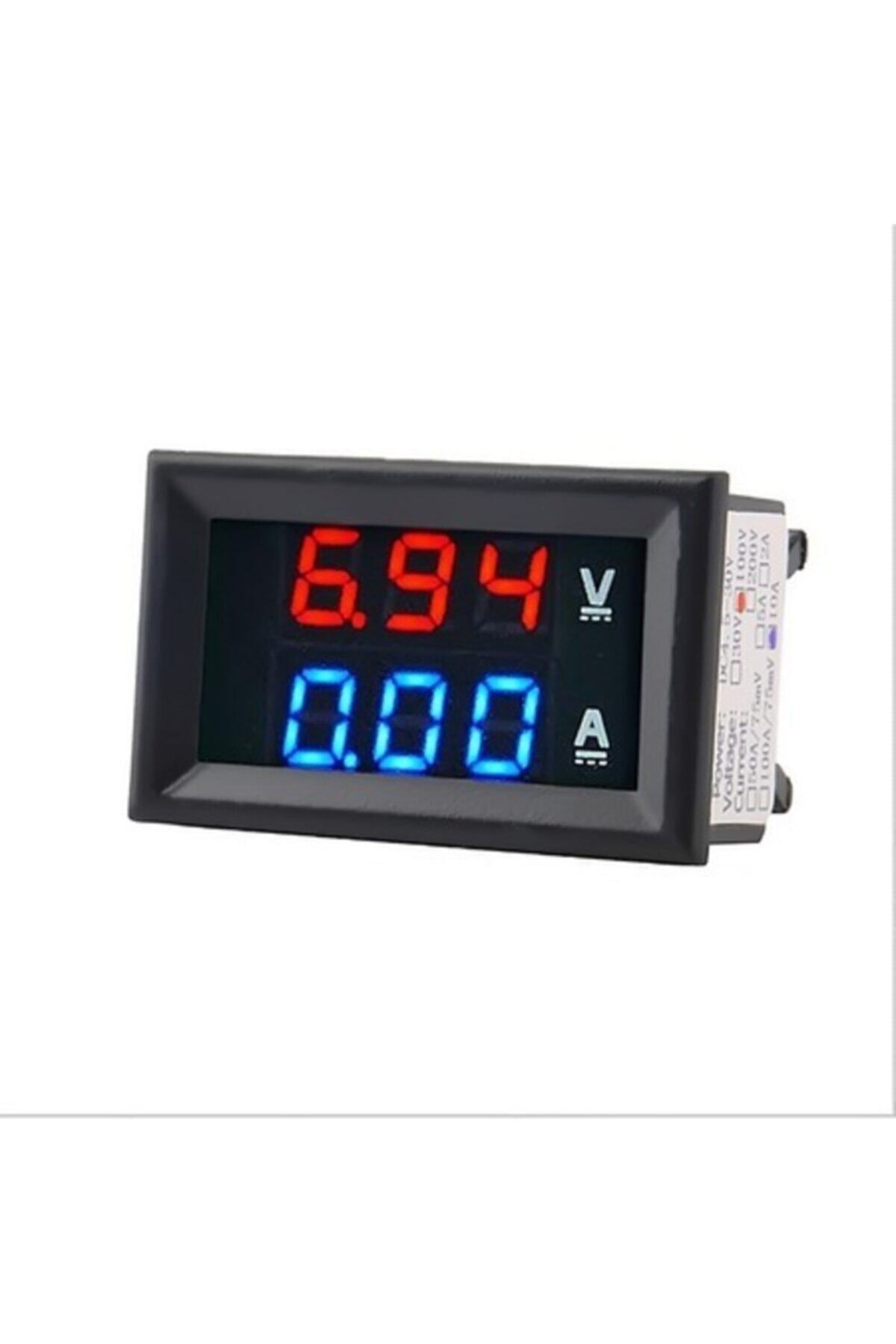 Digital Voltmeter And Digital Ammeter Dc 100v 10a Voltage Current