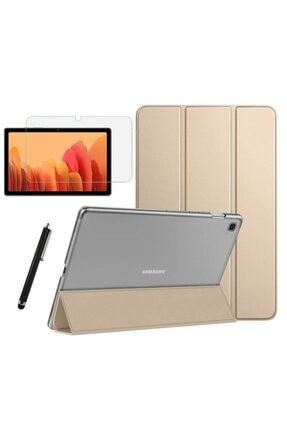 Galaxy Tab A7 Sm T500 T505 T507 Uyumlu Smart Kapak Tablet Kılıfı + Ekran Koruyucu + Kalem 10.4 Inç Smart Tab A7 T500 Kılıf + Ekran
