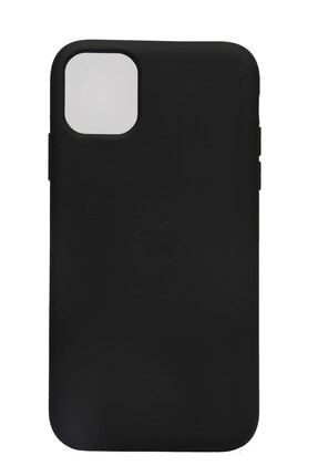 Apple Iphone 11 (6.1') Altı Kapalı Logolu Lansman Kılıf Kapak Siyah CLL0010