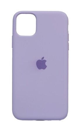 Apple Iphone 11 (6.1') Altı Kapalı Logolu Lansman Kılıf Kapak Lila CLL0010