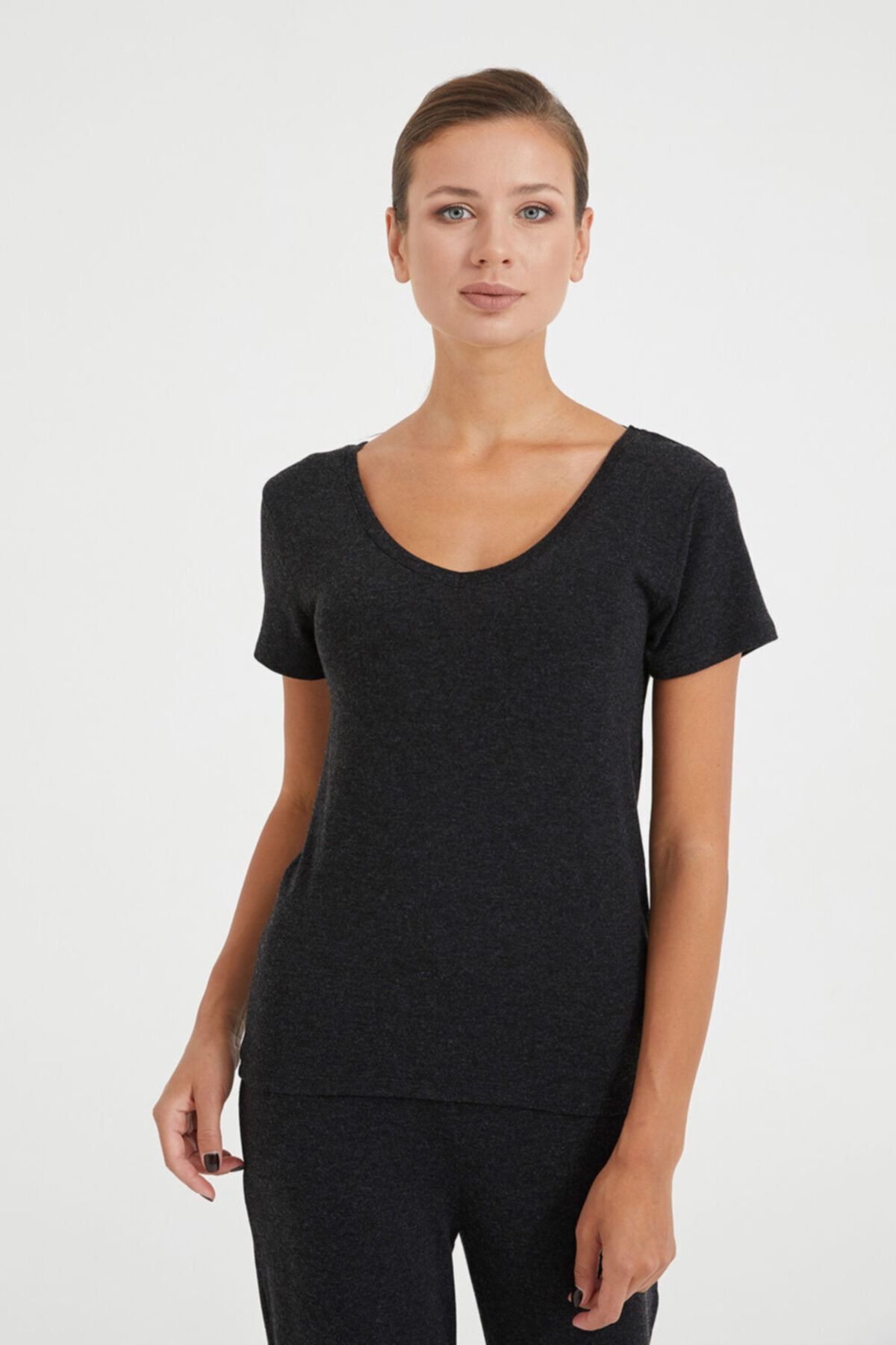 Katia&Bony T-Shirt Schwarz Regular Fit