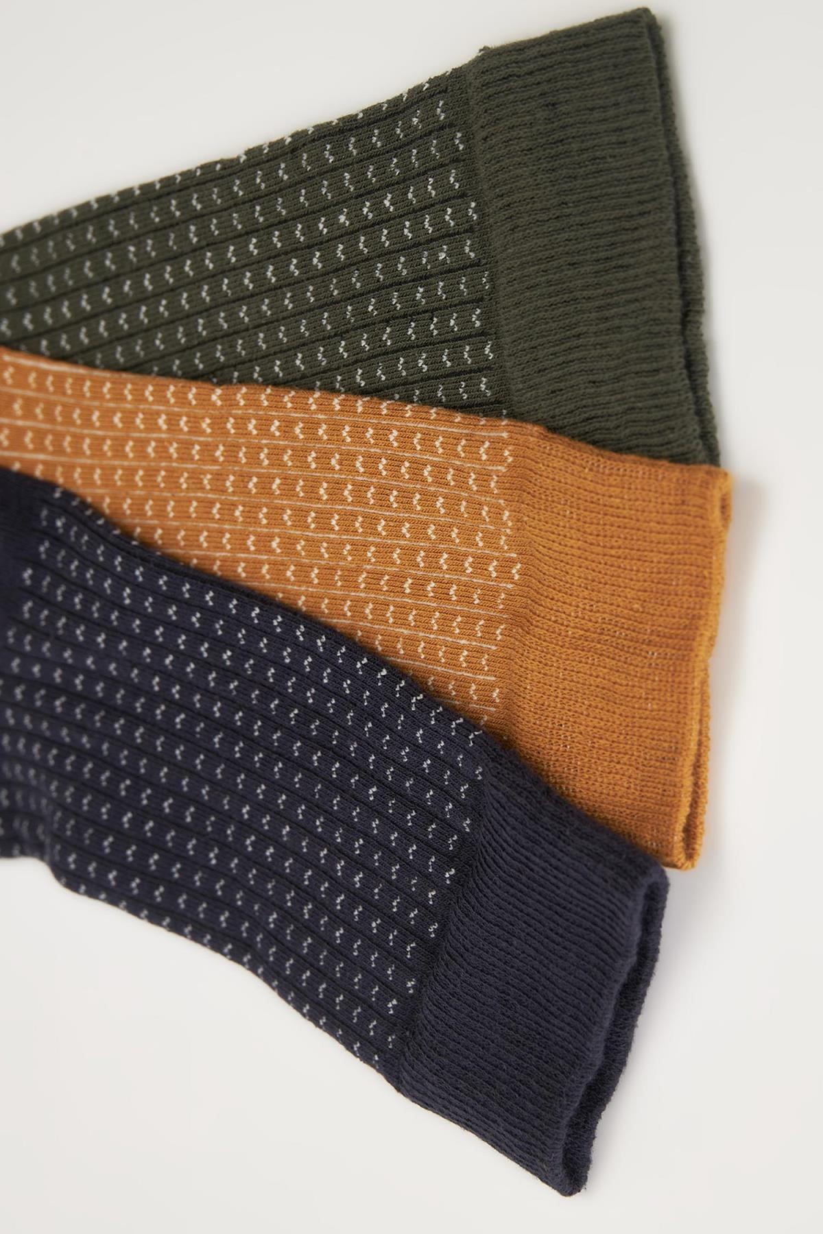 جوراب مردانه قهوه ای دفکتو | R8101AZ21AU اورجینال - تصویر 5