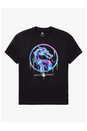 Mortal Combat Sub-zero Logo Siyah Çocuk Tshirt Model 107 06316