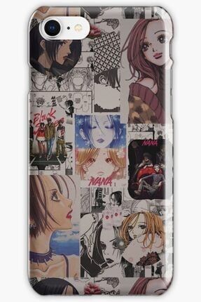 Iphone 7 Telefon Kılıfı Silikon Nana Anime Kolaj Tasarımı 7X100010186