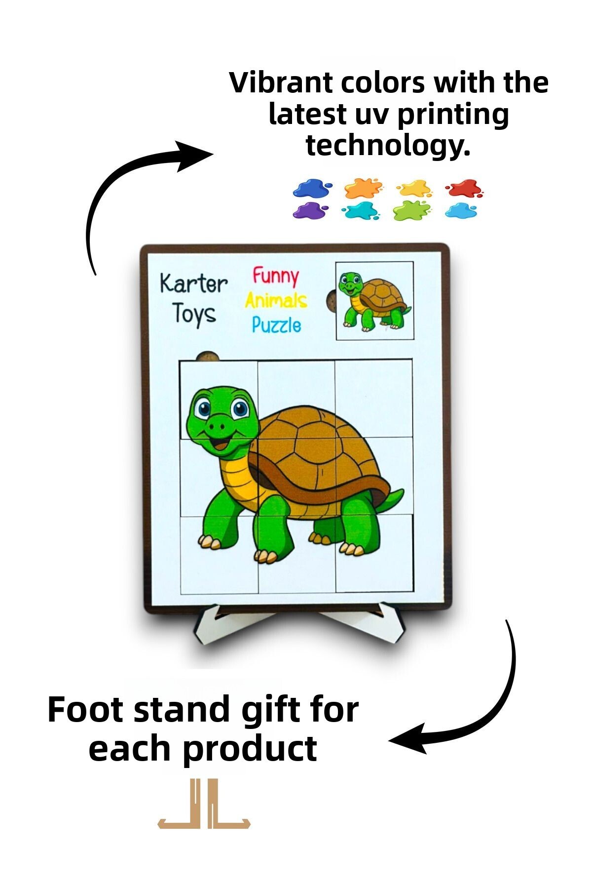 مجموعه پازل حیوانات ۴ تکه – پازل، مجموعه سرگرمی DIY