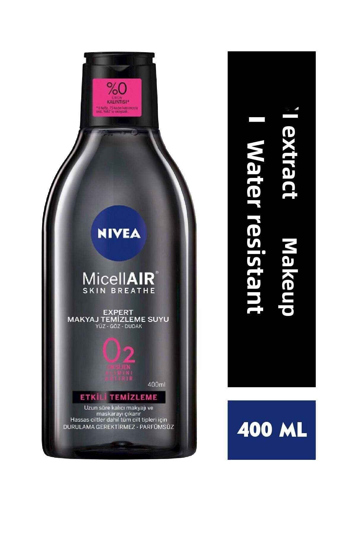 NIVEA-Micellair Expert Dual Phase Waterproof Make-up Cleansing Water 400 ml 2