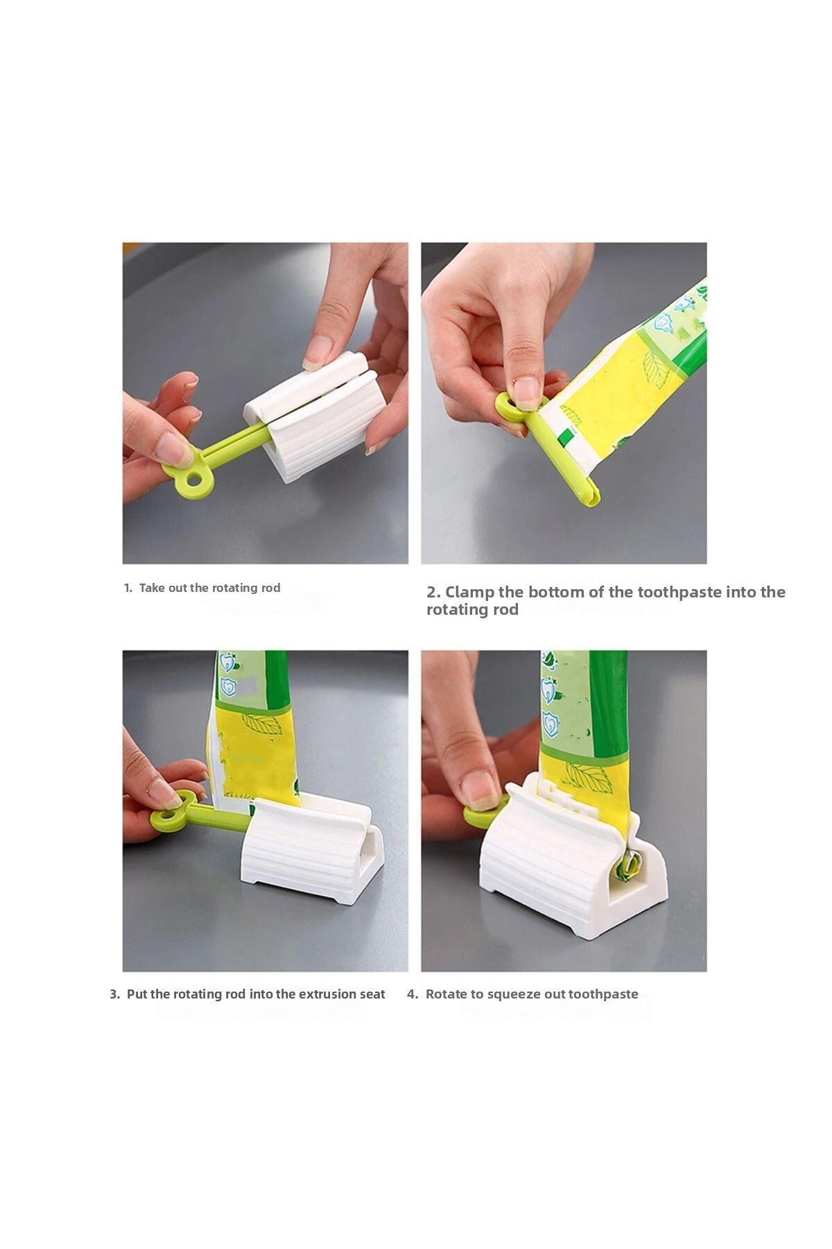 Choice-Toothpaste Squeezer Device Multifunctional Dispenser Facial Cleanser Clips Manual Lazy Tube Tools... 4