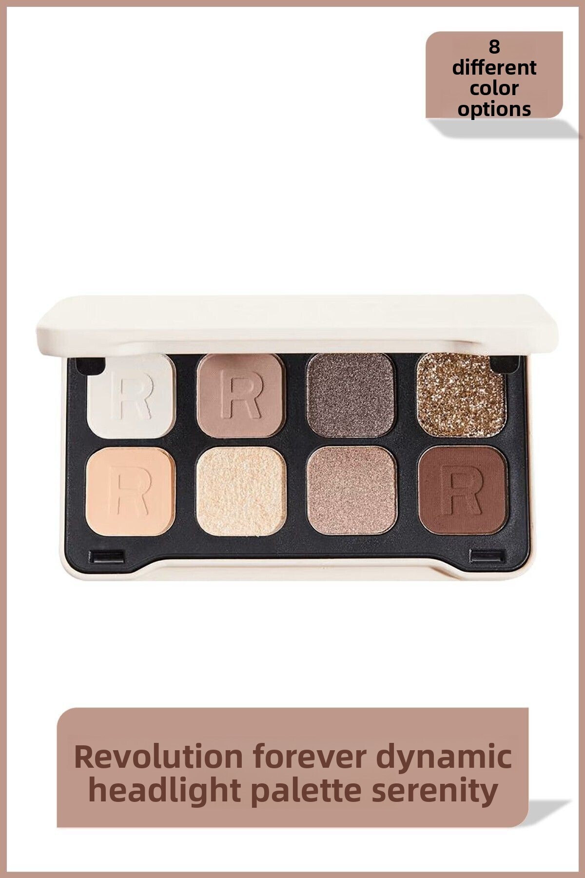 Revolution-Forever Dynamic Serenity - 8-Piece Matte and Shimmer Eyeshadow Palette 1