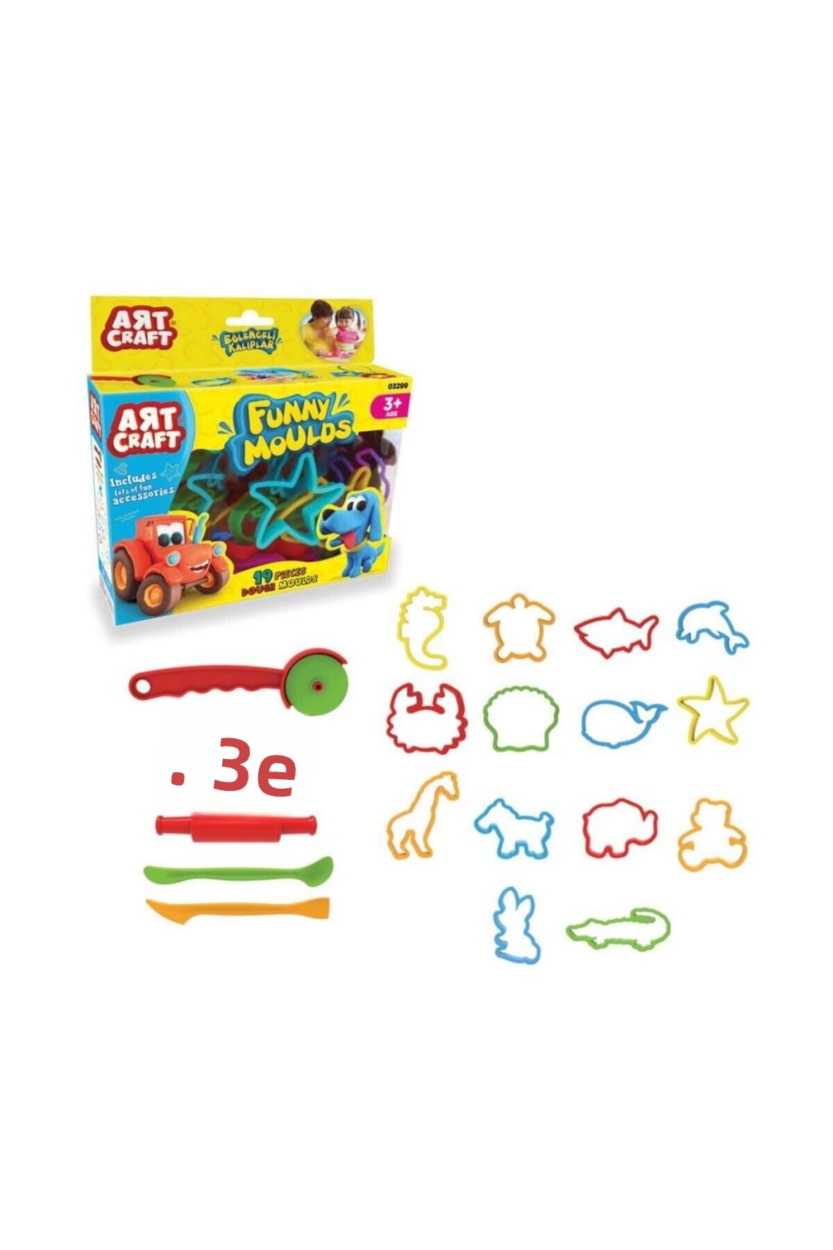 نسی‌ورلد ۰۳۲۹۹ هنر و صنایع‌دستی، ۱۹ عدد قالب سرگرم‌کننده