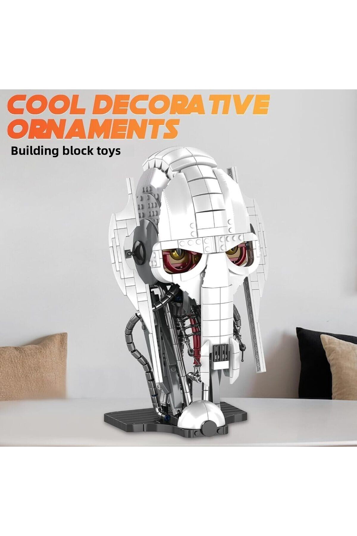 ۷۸۸ تکه بلوکهای ساختنی ایده MOC کلاه ایمنی ژنرال گریووس، مدل کلاه ایمنی مجموعه… در حال مونتاژ…